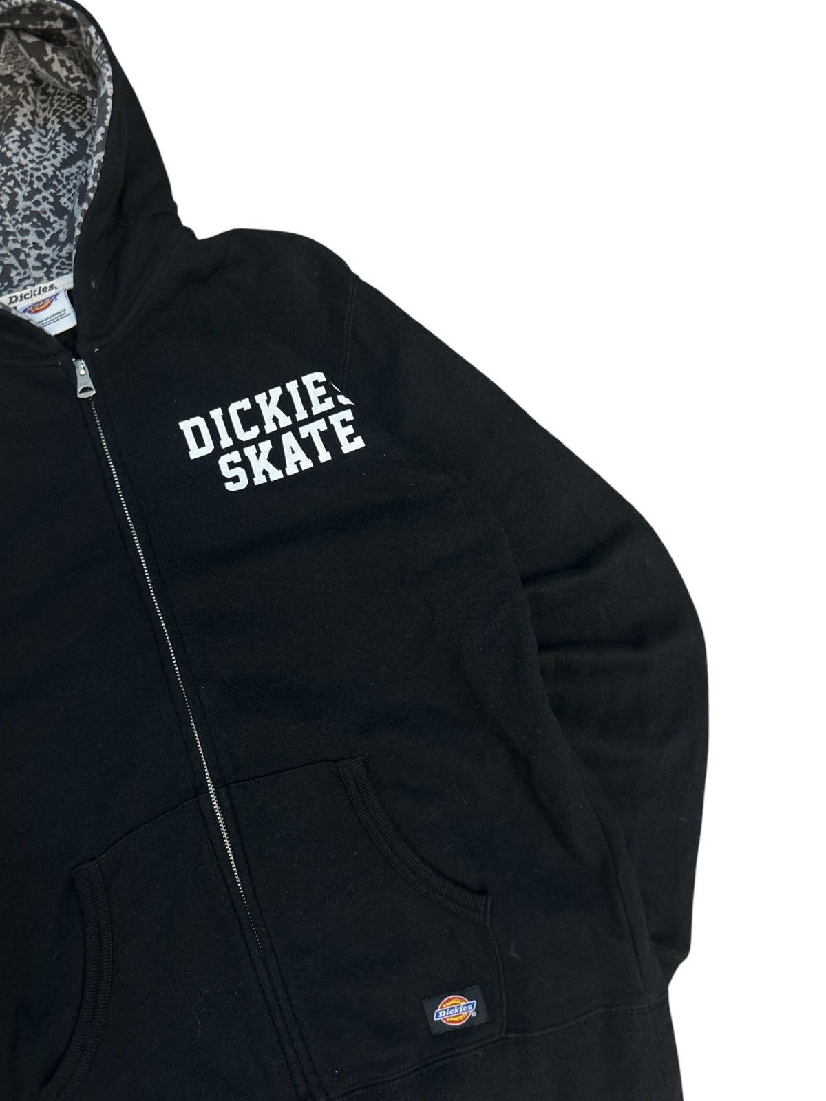 Dickies Vintage Dickies Skate Full-Zip Hoodie Leopard Print Hood Size US M / EU 48-50 / 2 - 2 Thumbnail