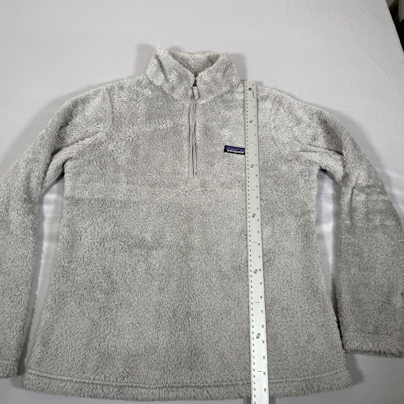 Patagonia Patagonia Jacket Womens Large Gray Los Gatos 1/4 Zip Fleece Sweater Outdoor Hike Size L / US 10 / IT 46 - 5 Thumbnail