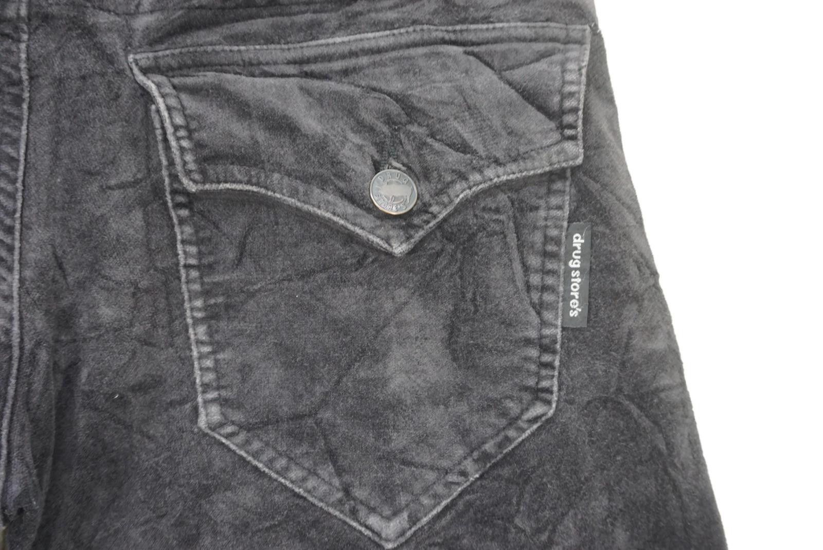 Japanese Brand Drug Store's Pants Bootcut Velour Trousers fits W28xL30.5 Size 25" / US 0 / IT 36 - 8 Thumbnail