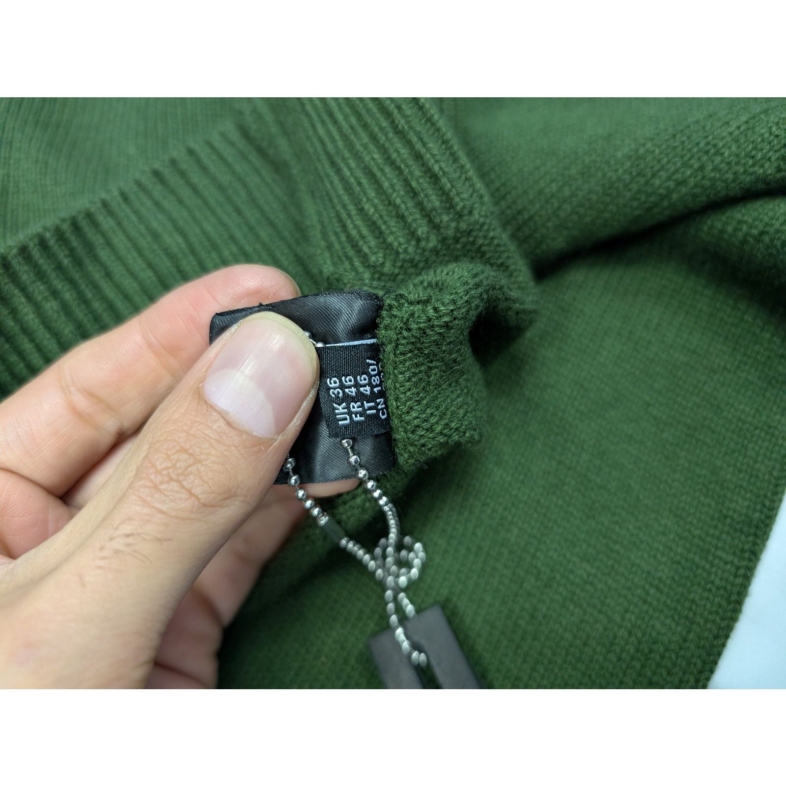 Amiri o1rshd1 Amiri Stack Crewneck Sweatshirt in Spindle Tree Size US S / EU 44-46 / 1 - 17 Thumbnail