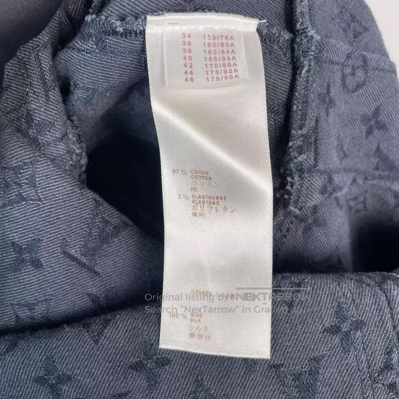 Louis Vuitton Louis Vuitton Blue patchwork presbyopic full-print denim d Size XXS / US 00 / IT 34 - 7 Thumbnail