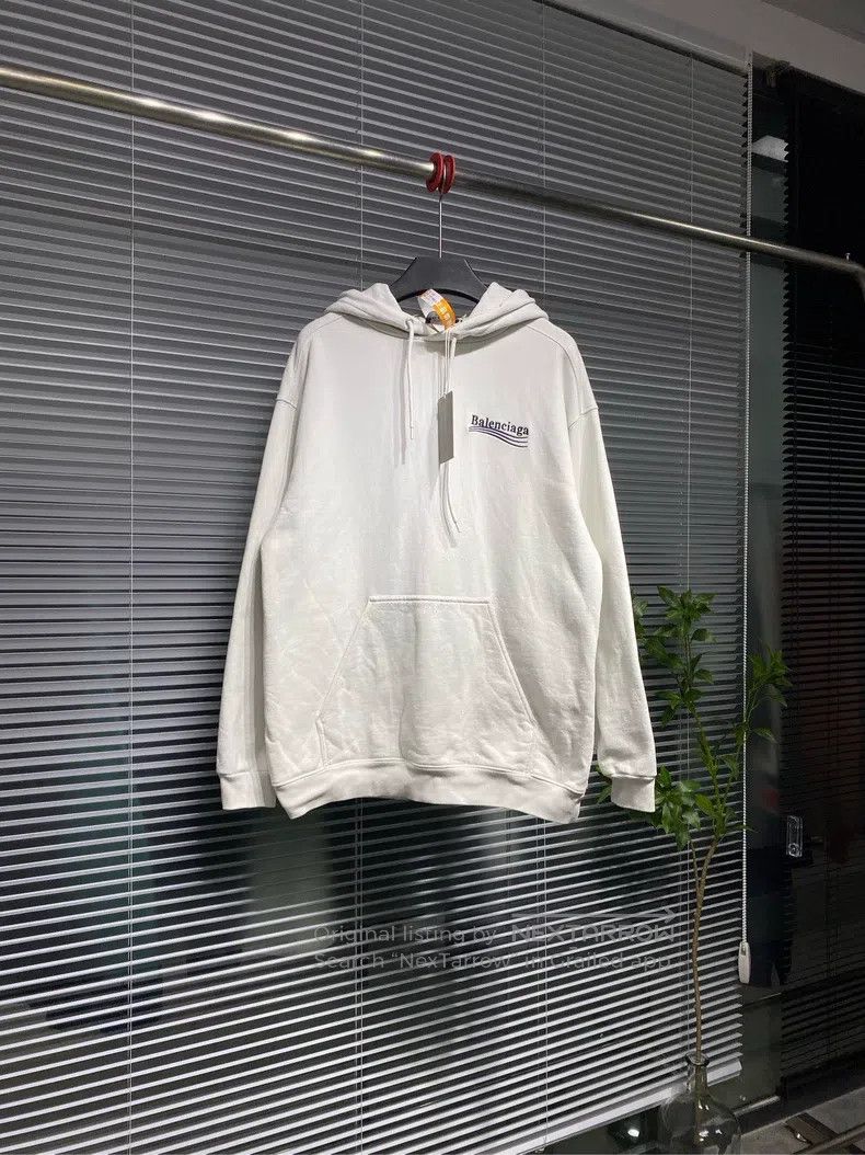 Balenciaga Embroidered Coca-Cola wave hooded sweatshirt h