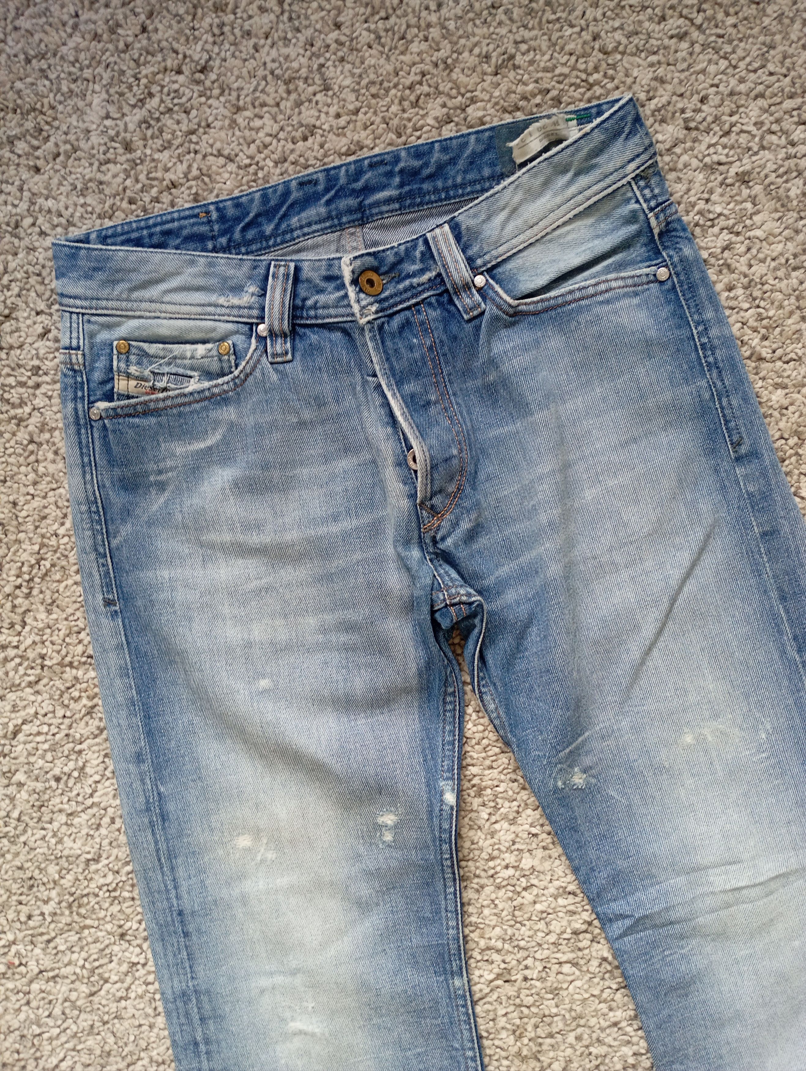 Diesel × Vintage Diesel Industry Distressed Denim Jeans Pants Size US 29 - 2 Thumbnail