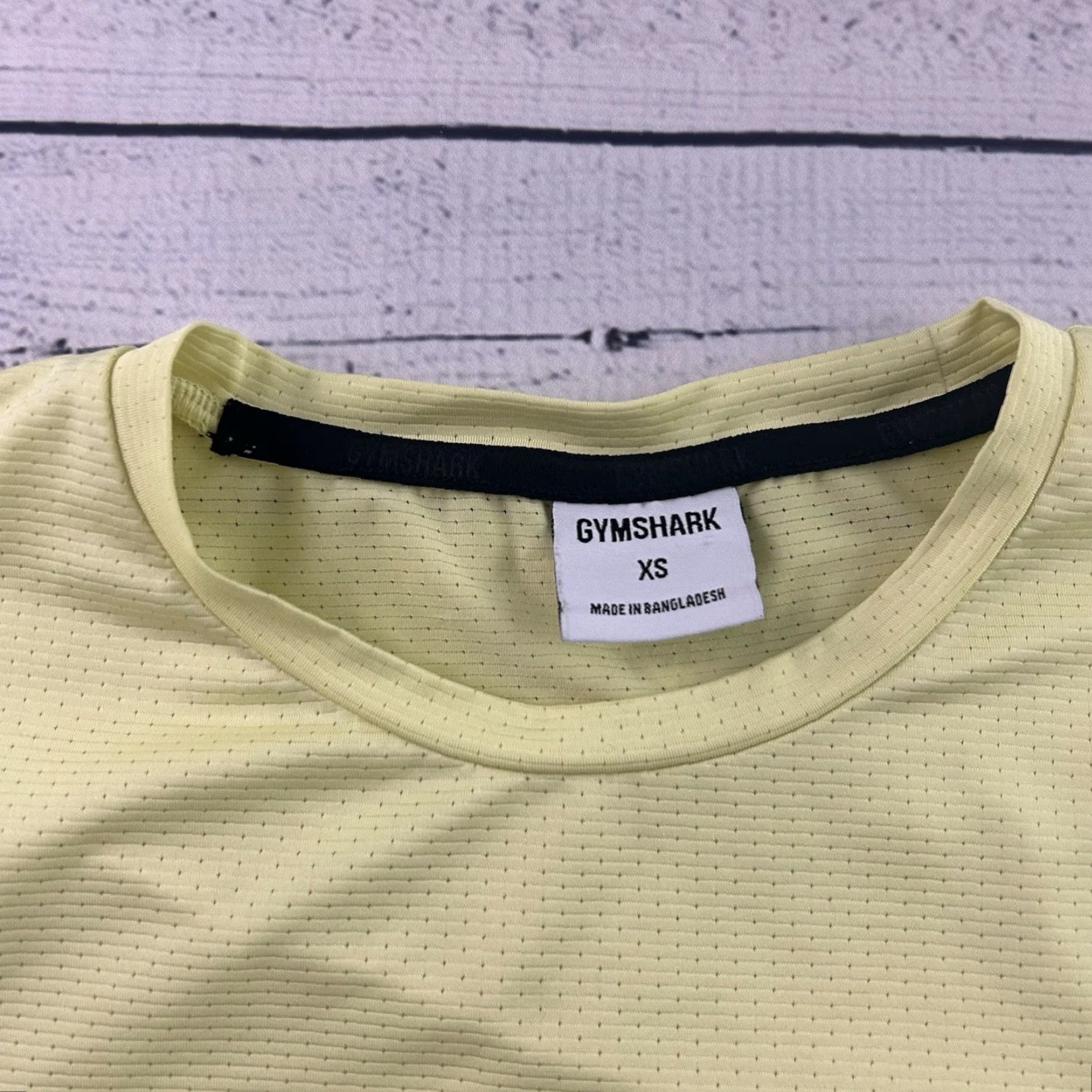 Gymshark Gymshark Short Sleeve T-Shirt Men's XS Yellow Athletic Shirt Shirt Logo Crew Neck Basic Activewear Summer Spring Mens Size US XS / EU 42 / 0 - 2 Thumbnail