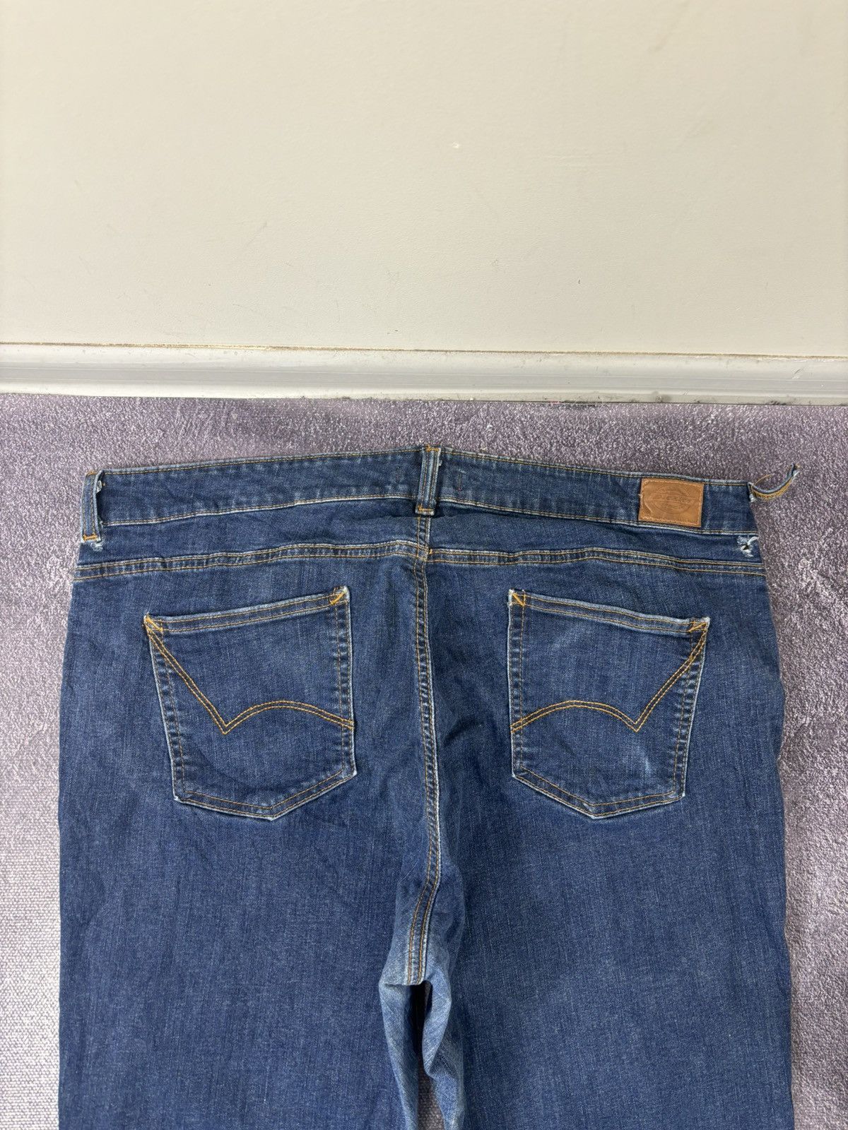 Dickies Vintage Dickies 2000s Wide Leg Y2K Hype Bootcut Flared Jeans Size US 42 / EU 58 - 5 Thumbnail