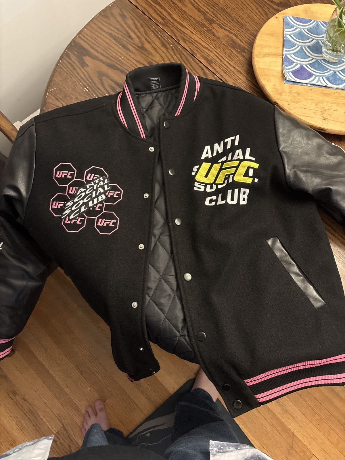 Anti Social Social Club x UFC VARSITY JACKET