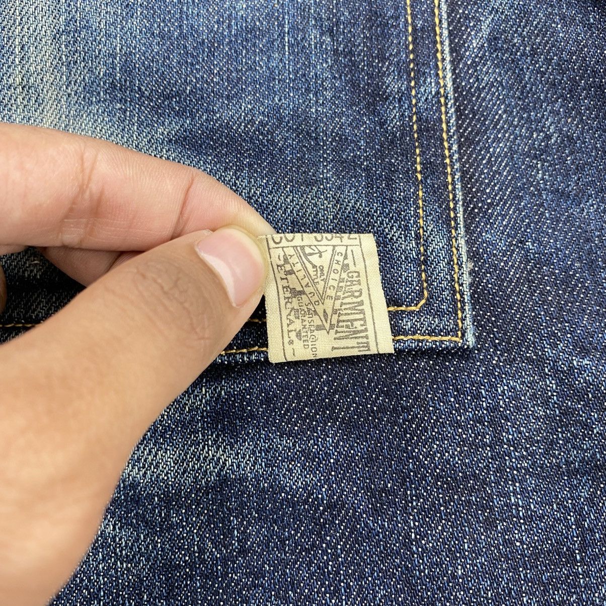 Eternal 1990s Vintage Eternal Japan Faded Selvedge Jeans Bush Pants Size US 32 / EU 48 - 13 Thumbnail