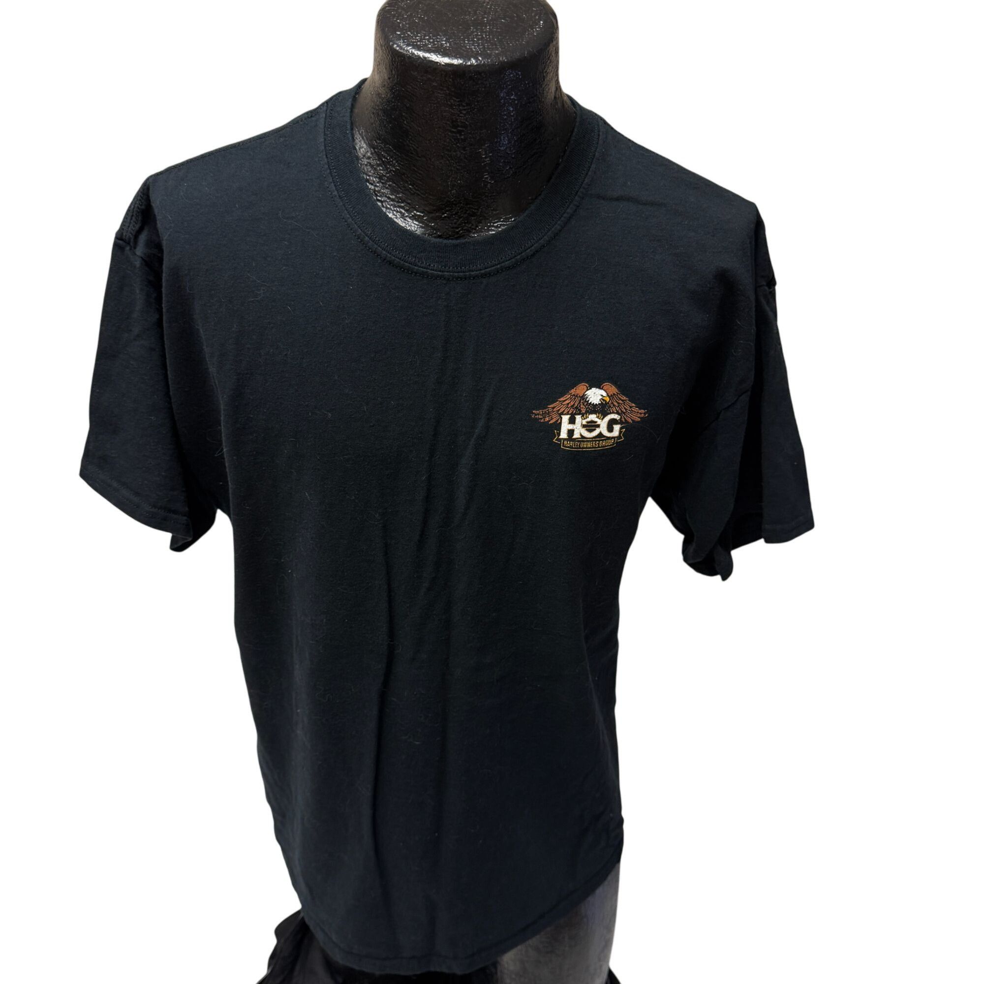 Gildan Harley Davidson Motorcycle HOG Official Riding Club T Shirt Size US XL / EU 56 / 4 - 2 Thumbnail