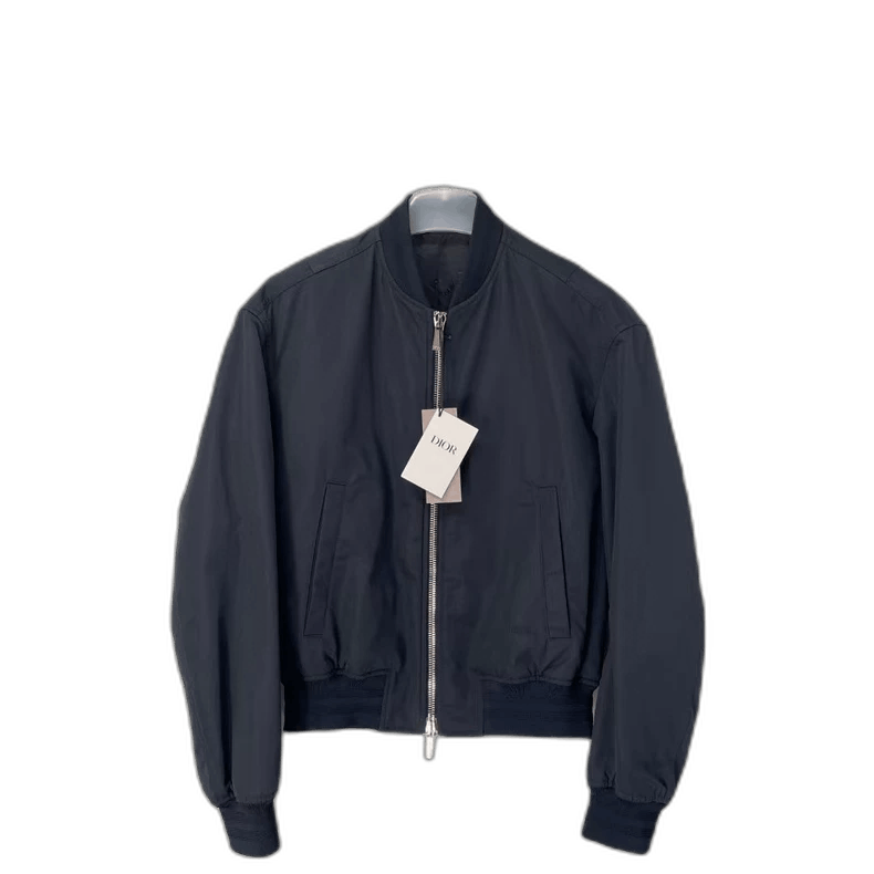 Dior Dior Navy Blue MA1 Flight Jacket-yf Size US M / EU 48-50 / 2 - 1 Thumbnail