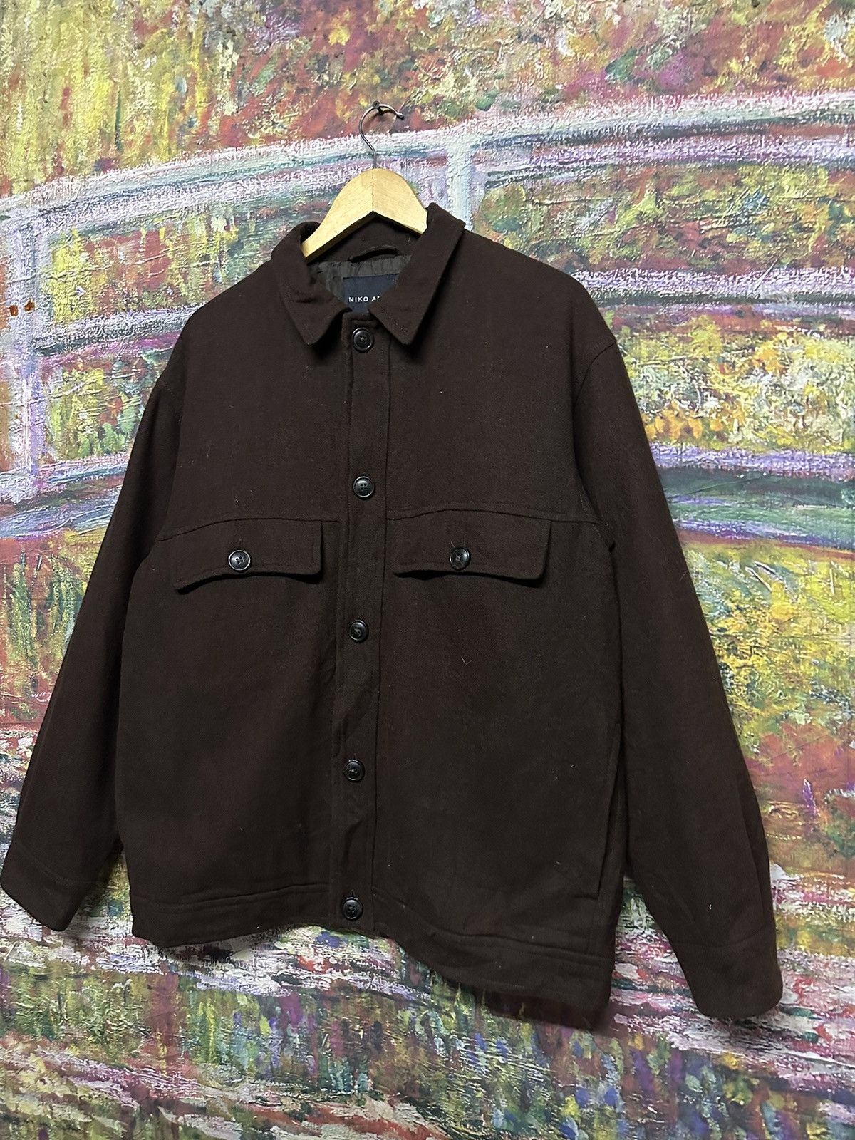 Japanese Brand Niko And wool jacket Size US L / EU 52-54 / 3 - 3 Thumbnail