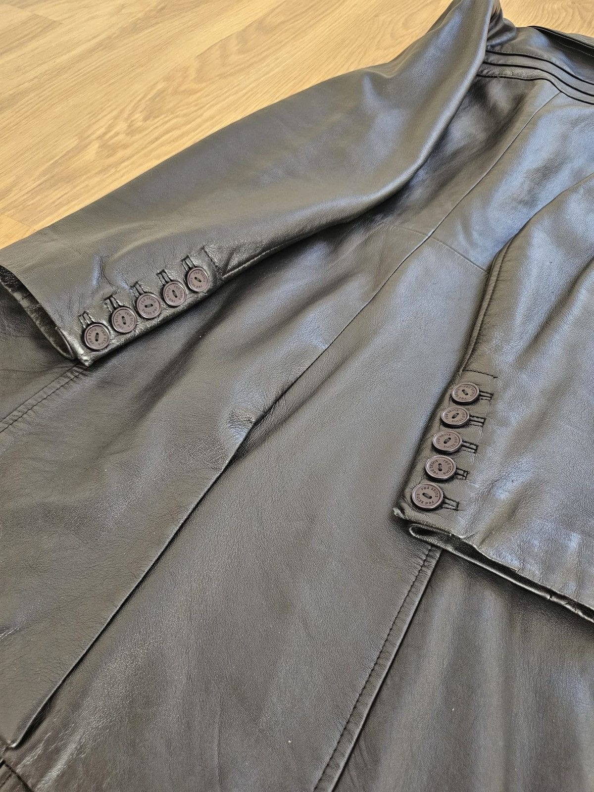 Other VINTAGE REDSKINS "Buttery Soft" Leather ¾ Coat - Rare Label Size XL / US 12-14 / IT 48-50 - 4 Thumbnail