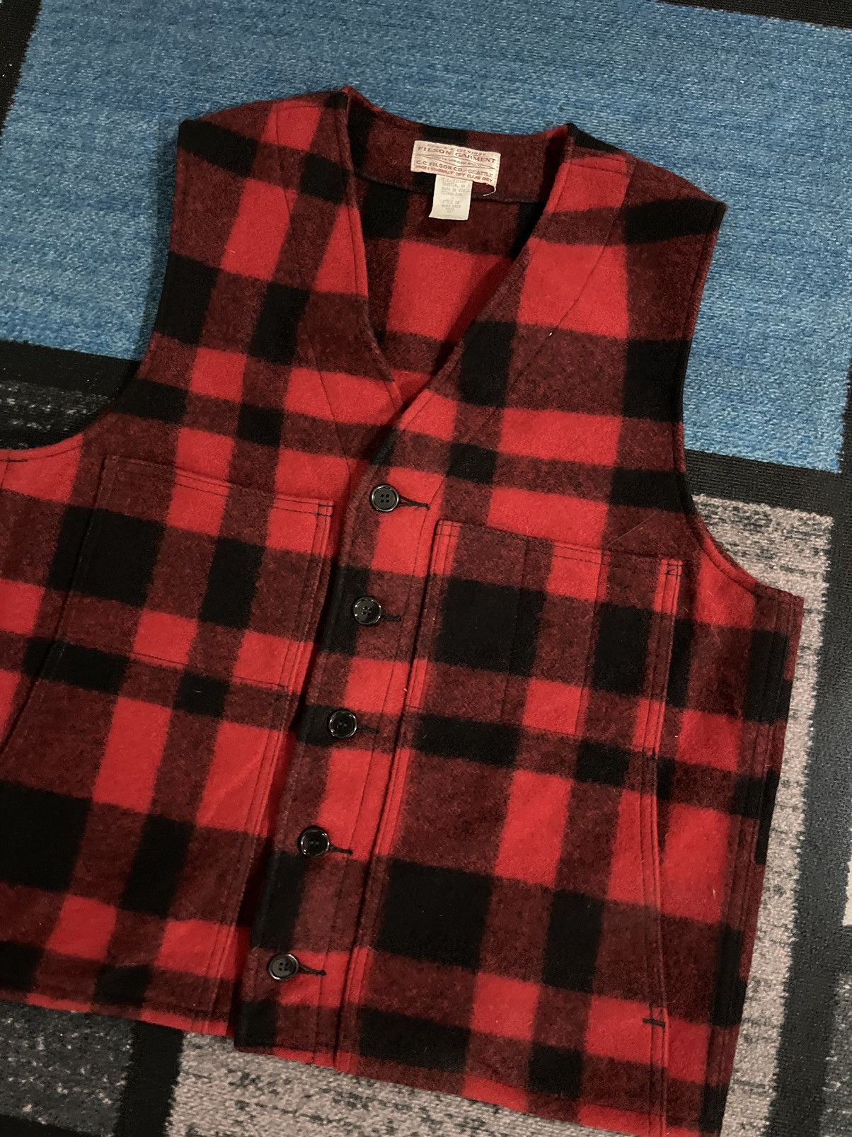 Filson Vintage Filson Garment Mackinaw Wool Vest Size US L / EU 52-54 / 3 - 3 Thumbnail