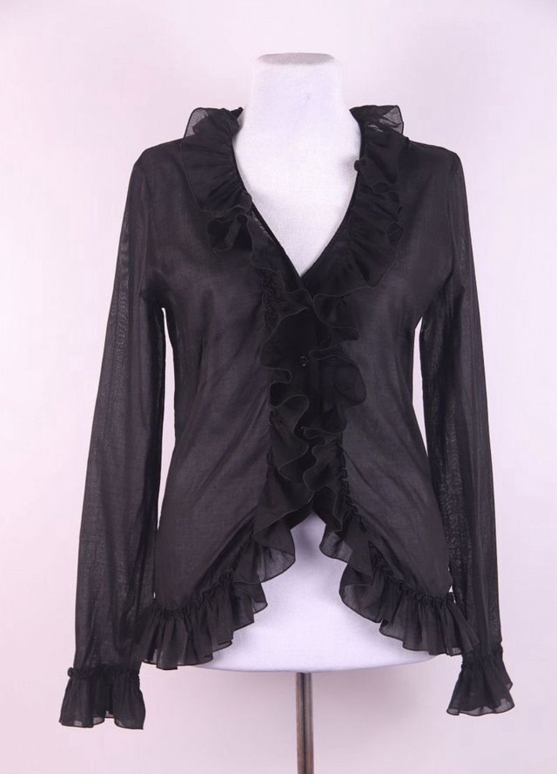 Alexander McQueen Alexander McQueen 2008 Blouse Shirt Size M / US 6-8 / IT 42-44 - 1 Thumbnail