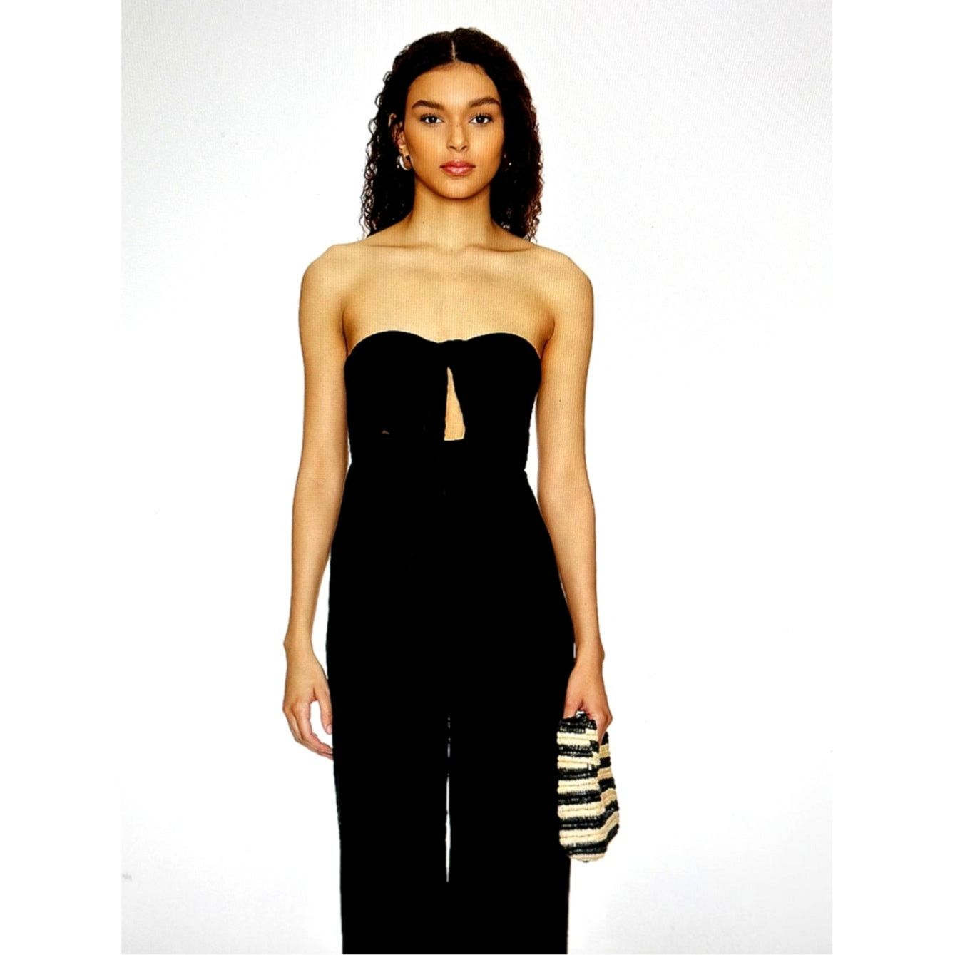Other Jumpsuit Multi Tie Front L*space Kiwanda Jumpsuit Black S Size 27" / US 4 / IT 40 - 9 Thumbnail