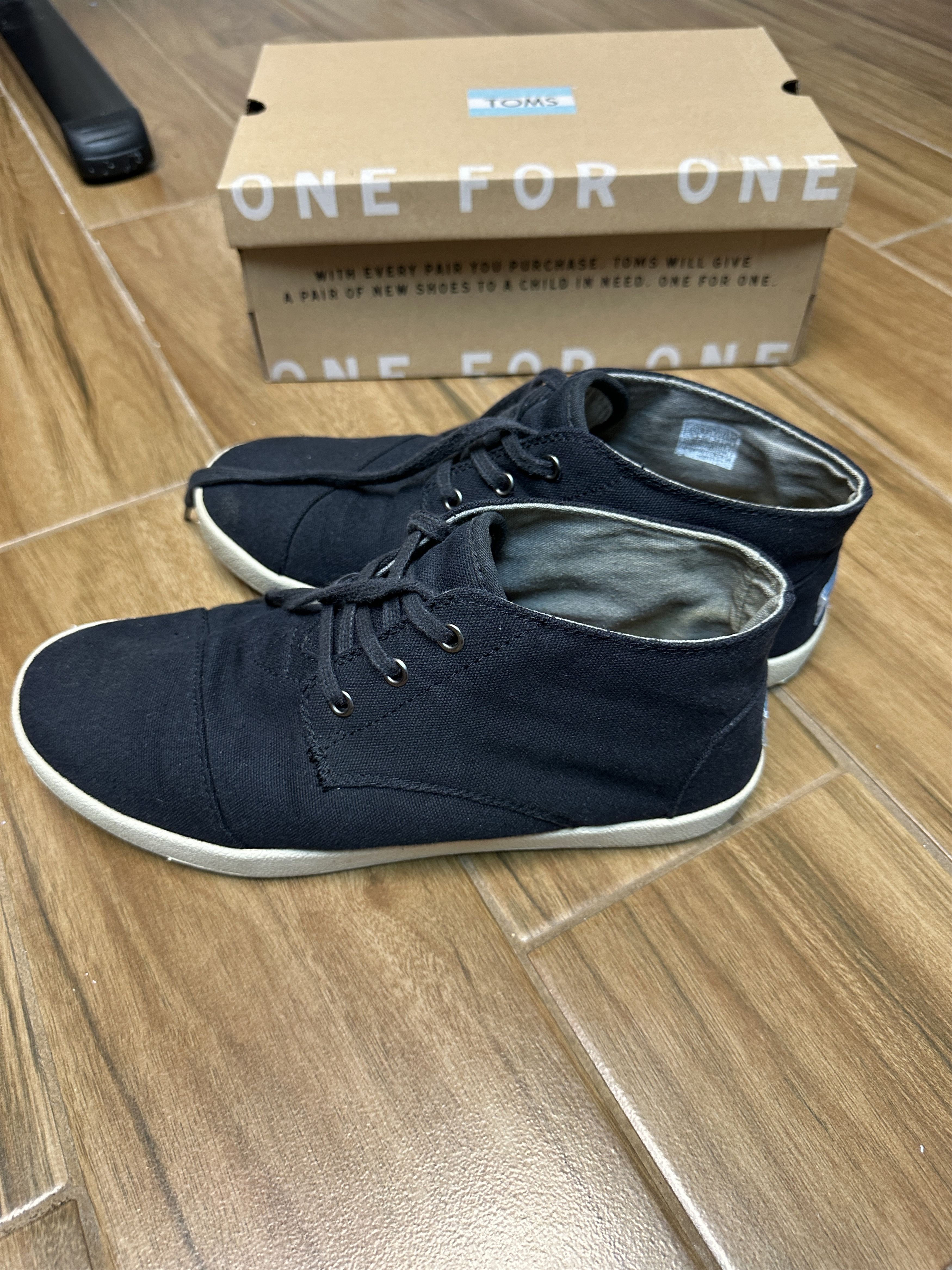 Toms Toms Men's Paseo Mid Canvas High Top Sneakers Size US 9 / EU 42 - 8 Thumbnail