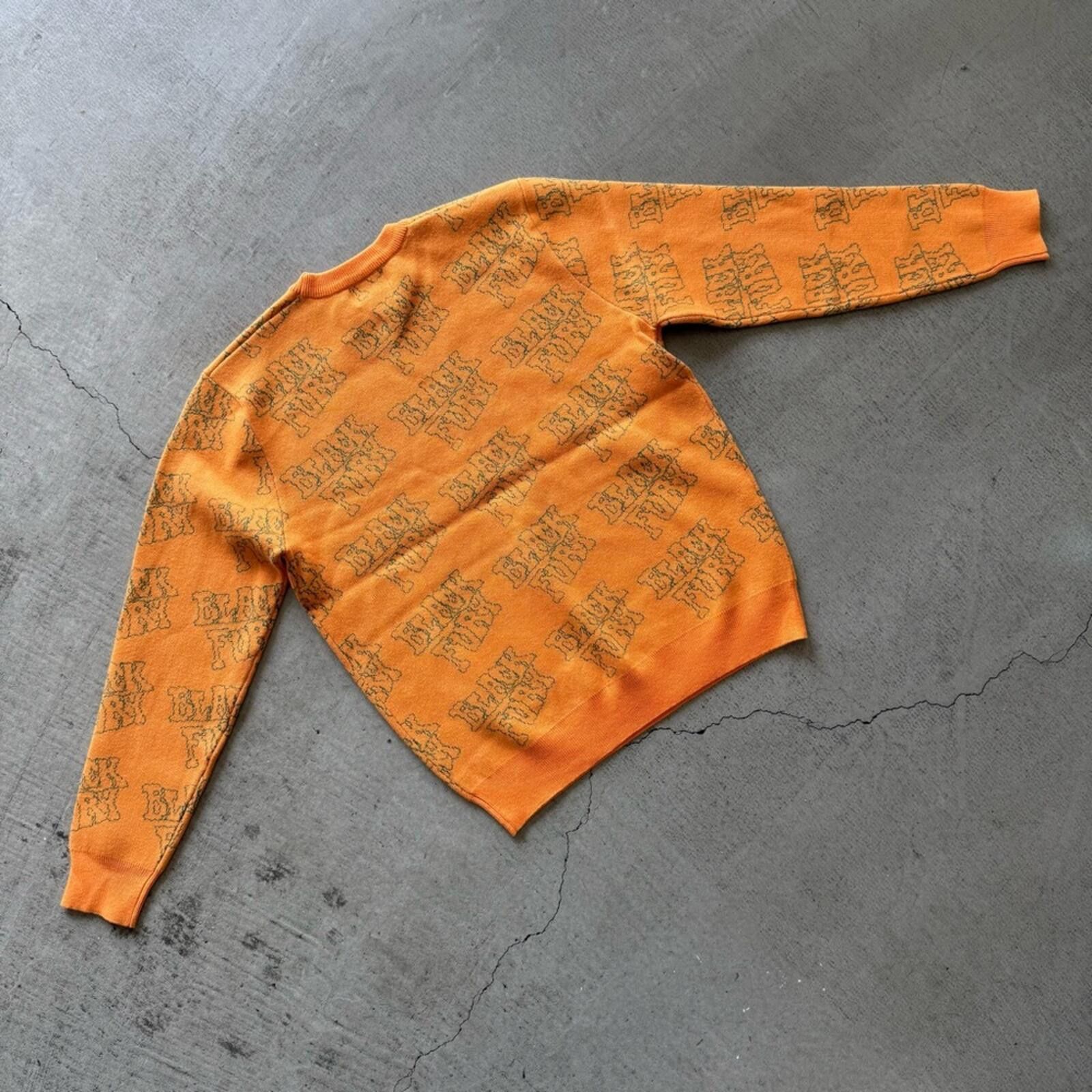 Golf Wang Golf Wang / Black Fury Jacquard Sweater / Orange Size US S / EU 44-46 / 1 - 6 Thumbnail