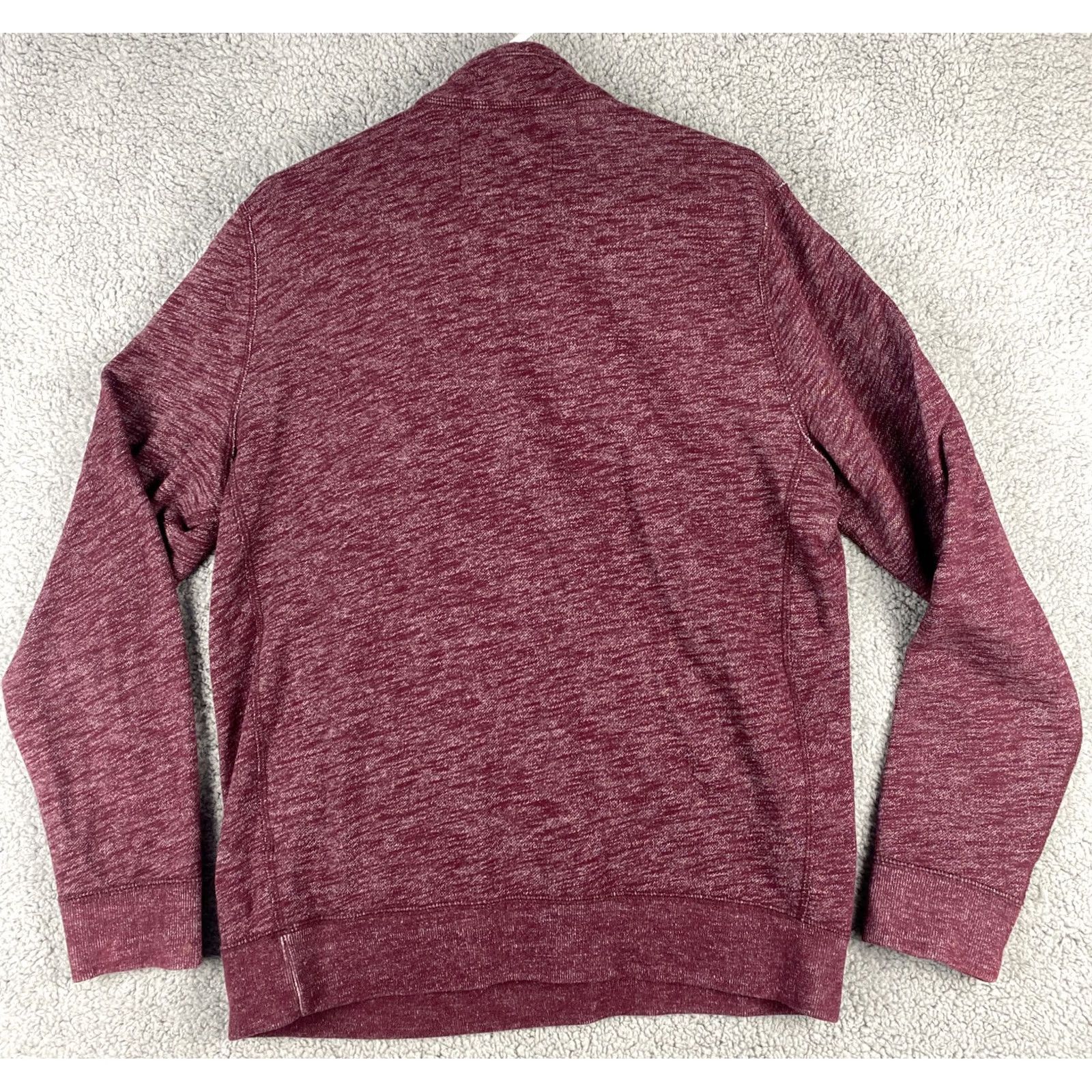 Abercrombie & Fitch Abercrombie & Fitch Sweater Mens L Light Maroon Mock Neck Wool Acrylic Pullover Size US L / EU 52-54 / 3 - 6 Thumbnail