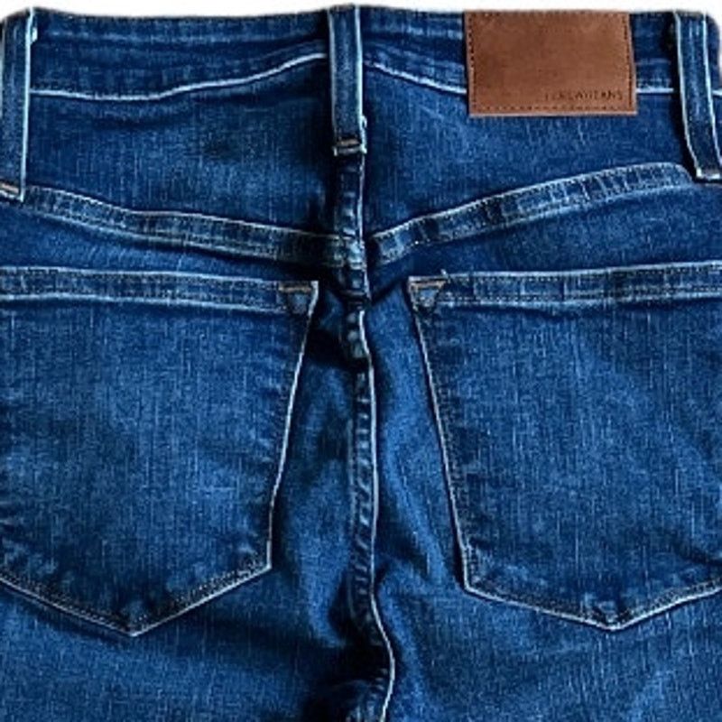 J.Crew J.Crew Dry Den Blue Wash Curvy Toothpick Jeans, US24 Size 24" / US 00 / IT 34 - 10 Thumbnail