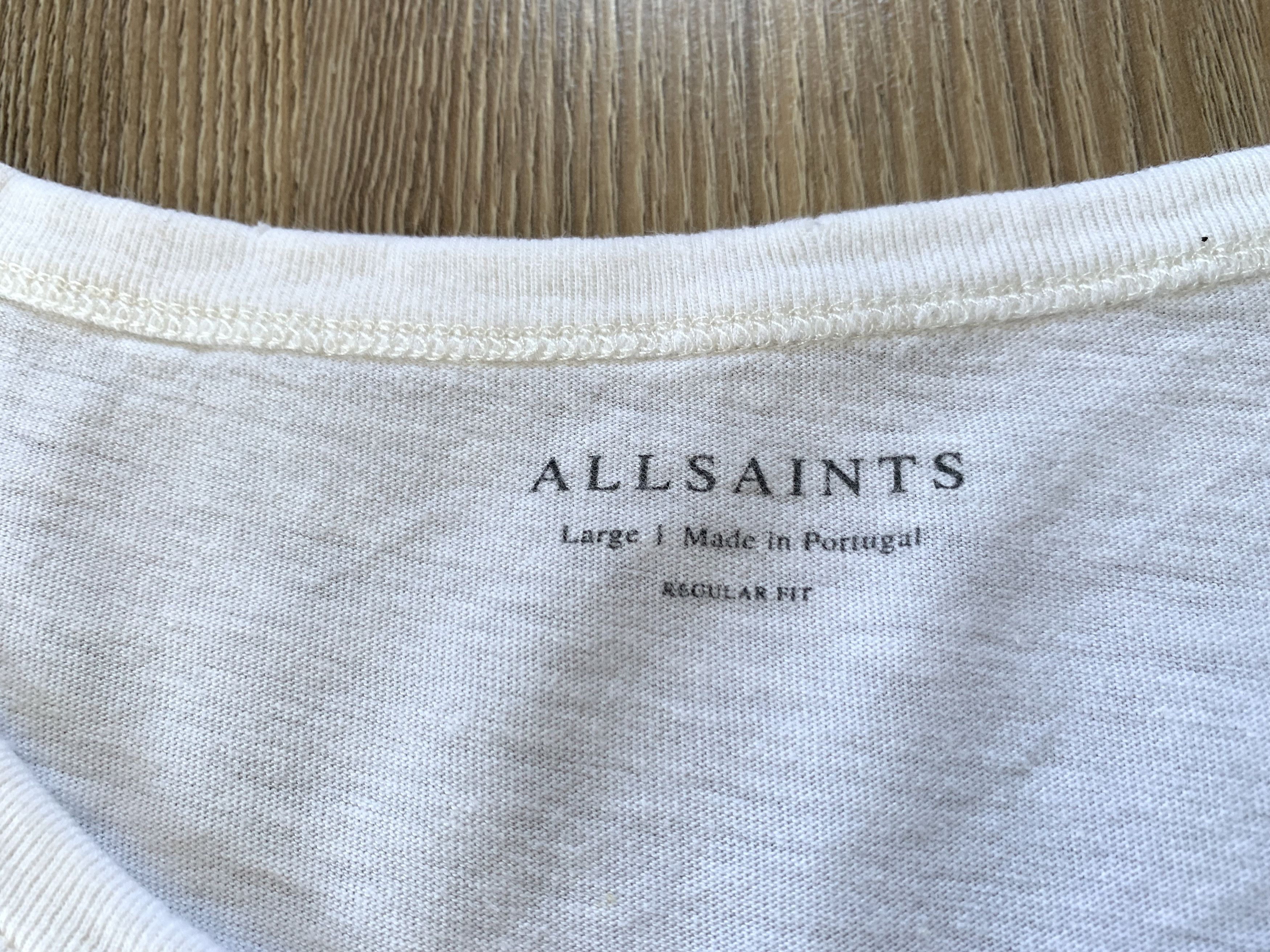 Allsaints Allsaints Regular Fit Pocket Basic Cotton T Shirt Size US L / EU 52-54 / 3 - 5 Thumbnail