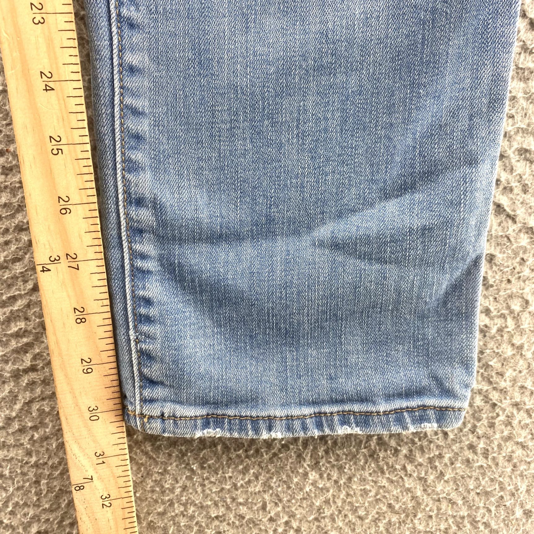 Hudson Hudson Ace Skinny Jeans Men's 30x30 Light Wash Stretch Denim Pants Slim Casual Jeans Size US 30 / EU 46 - 4 Thumbnail