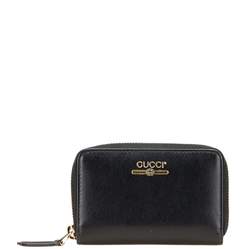 Gucci Gucci Logo Leather Coin Case Leather Coin Case 547597 DUTY FREE for USA