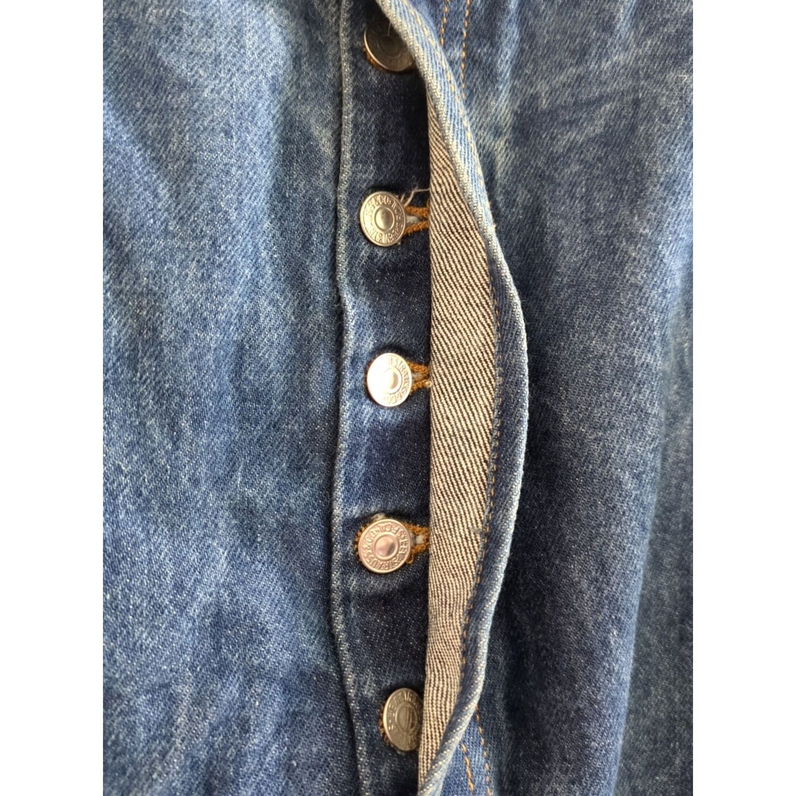Levi's VINTAGE Levi’s 501 Original Fit Straight Jeans 44 x 32 Men Blue 501 Original Fit Mens Jeans Size US 44 / EU 60 - 3 Thumbnail