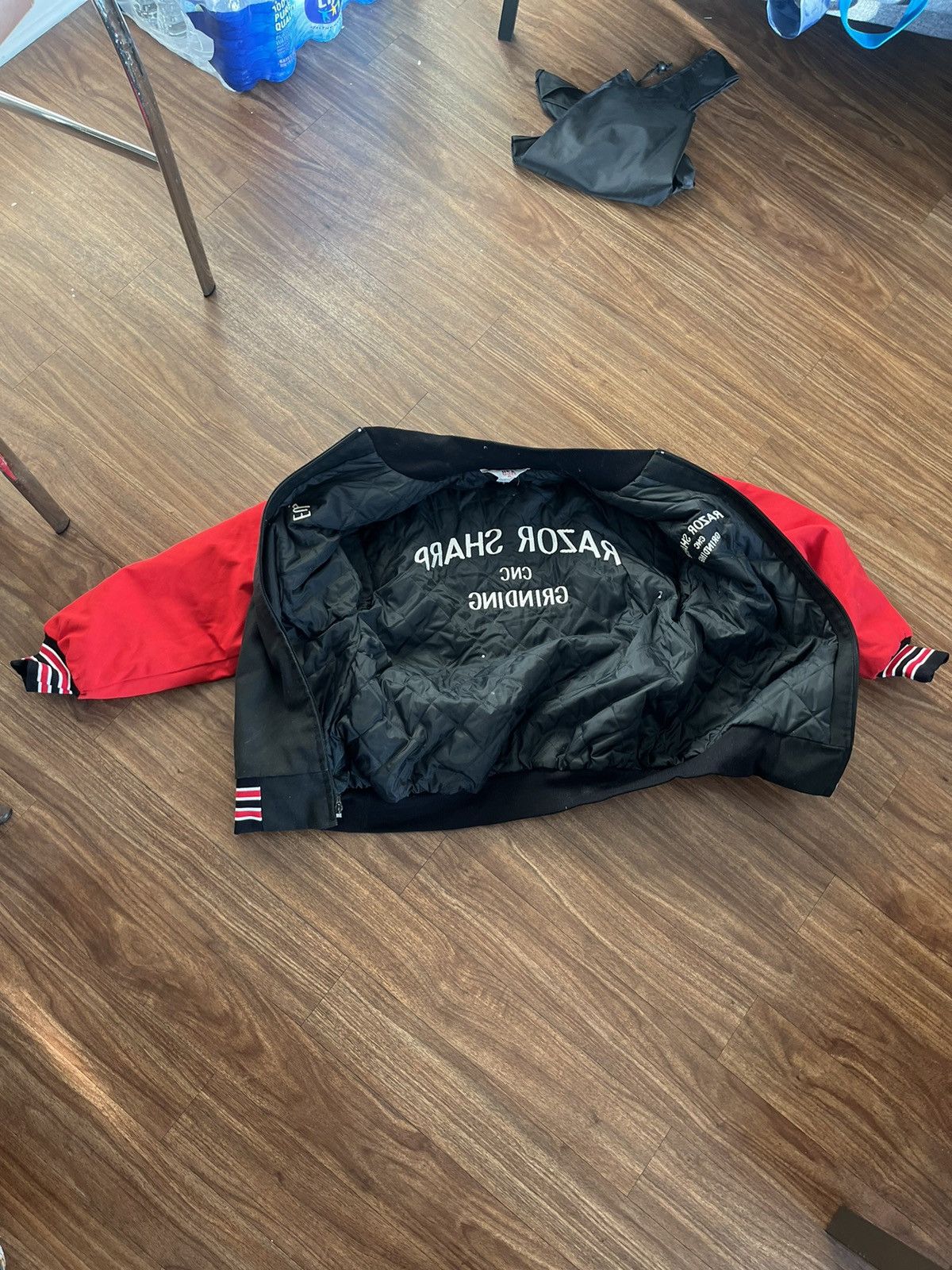 Vintage Black and Red Varsity Jacket Size US XL / EU 56 / 4 - 3 Thumbnail