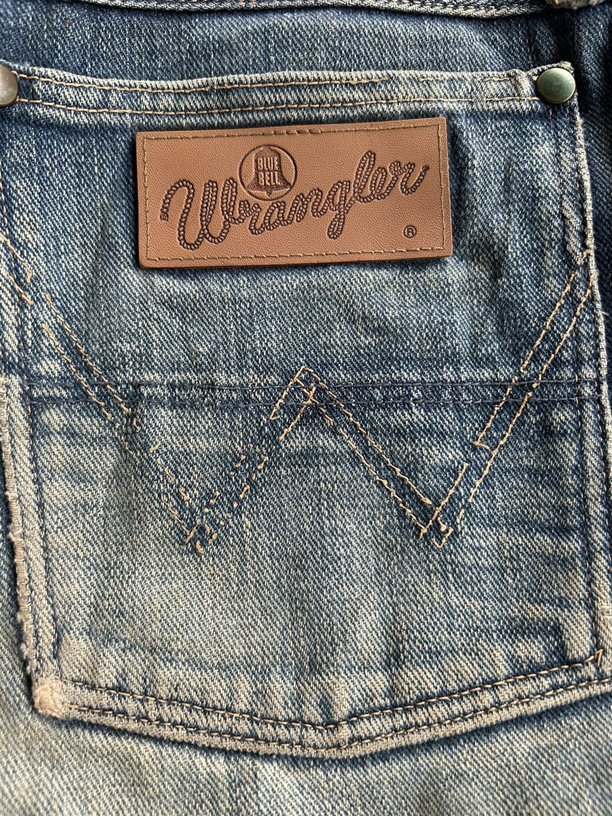 Kapital × Vintage × Wrangler VINTAGE WRANGLER BLUE BELL SELVEDGE DISTRESSED RUSTY DENIM Size US 30 / EU 46 - 9 Thumbnail