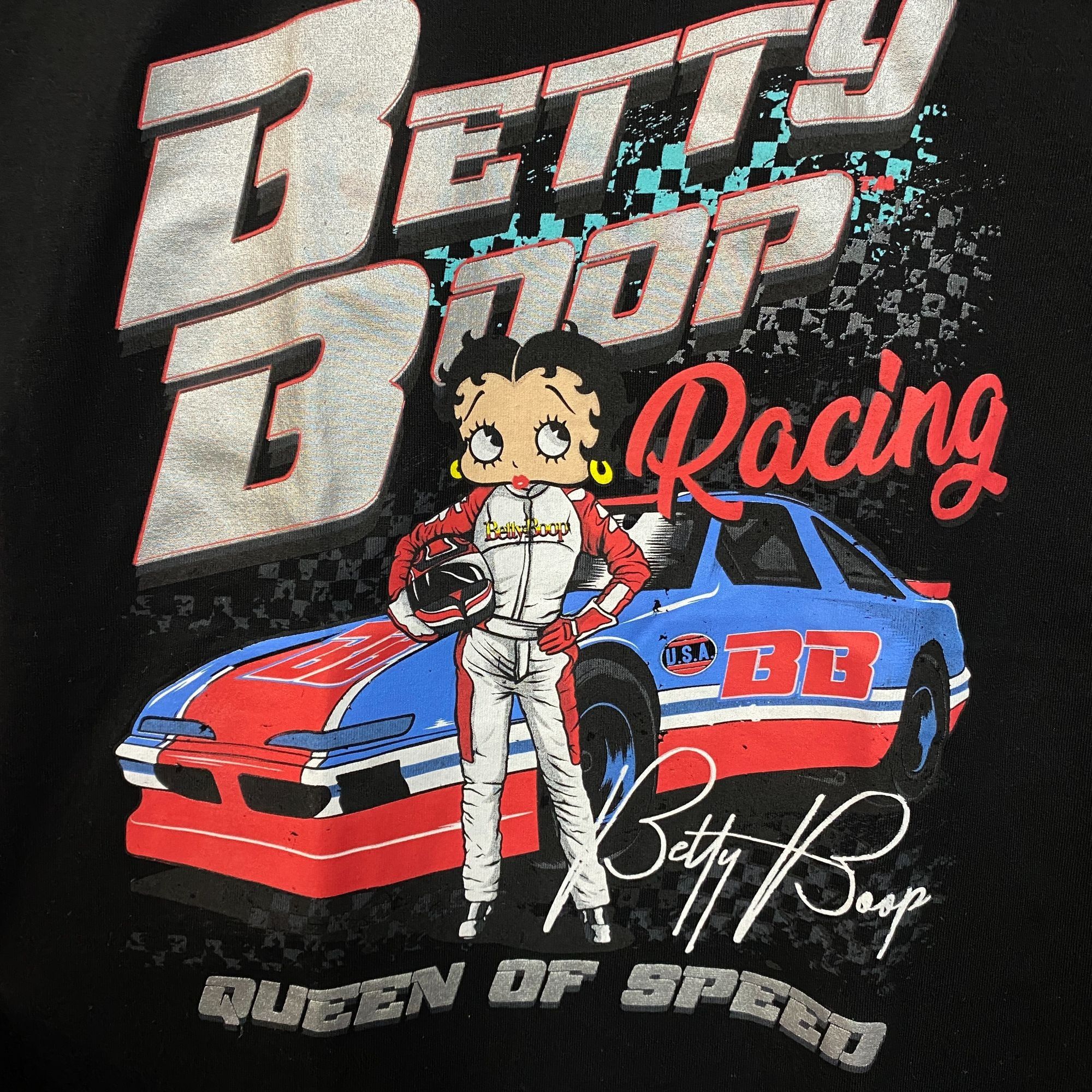 Other Betty Boop Racing Queen Of Speed Graphic T-Shirt Medium Size US M / EU 48-50 / 2 - 2 Thumbnail