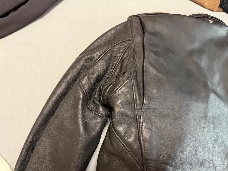 Schott Schott Heavy motorcycle leather jacket Size US XXS / EU 40 - 4 Thumbnail