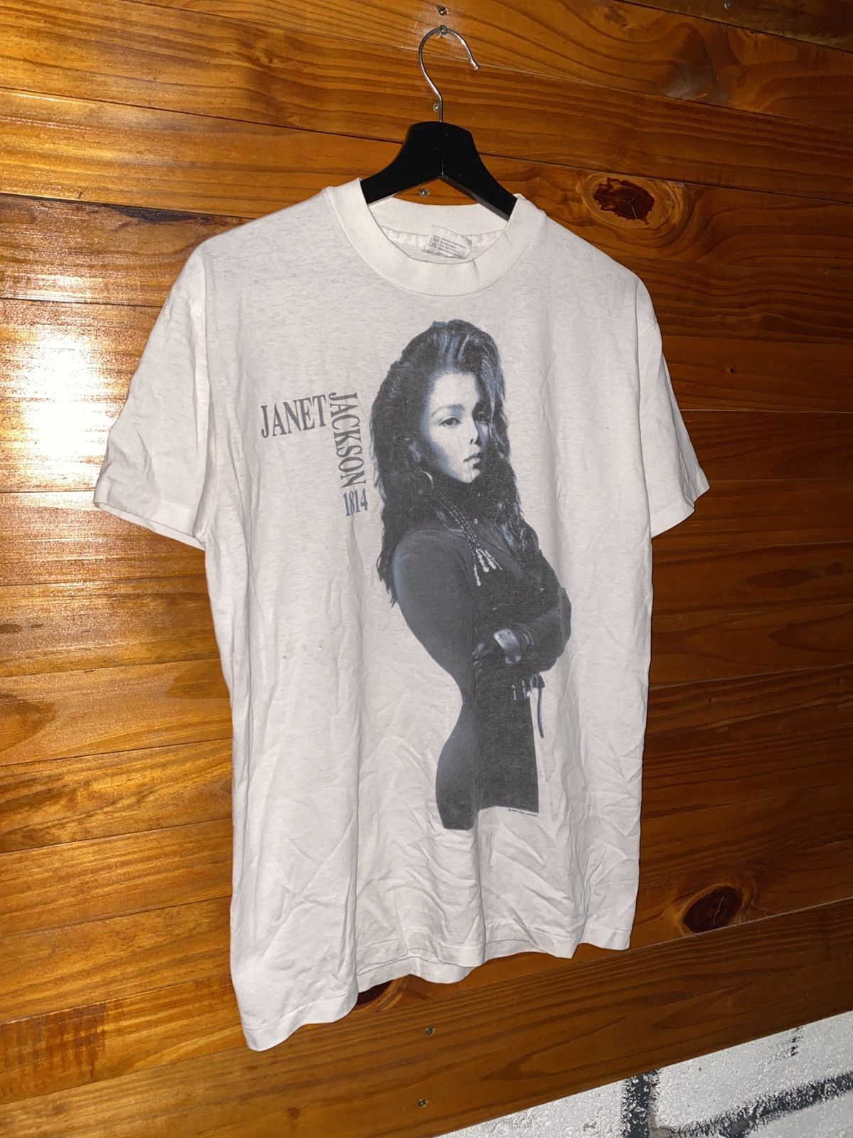Rap Tees Vintage 1990 Janet Jackson Rhythm Nation World Tour T-Shirt Size US M / EU 48-50 / 2 - 5 Thumbnail