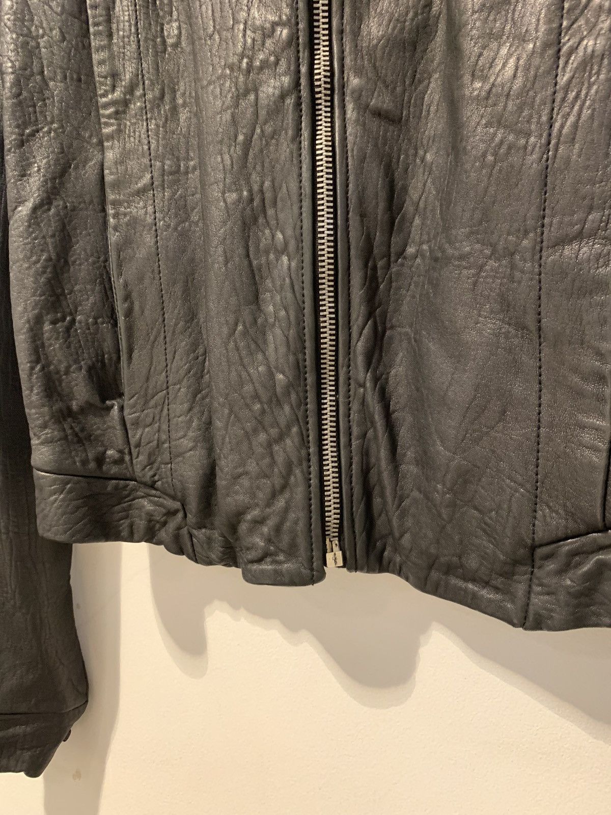 Rick Owens Rick Owens Black Leather Jacket Size US S / EU 44-46 / 1 - 6 Thumbnail