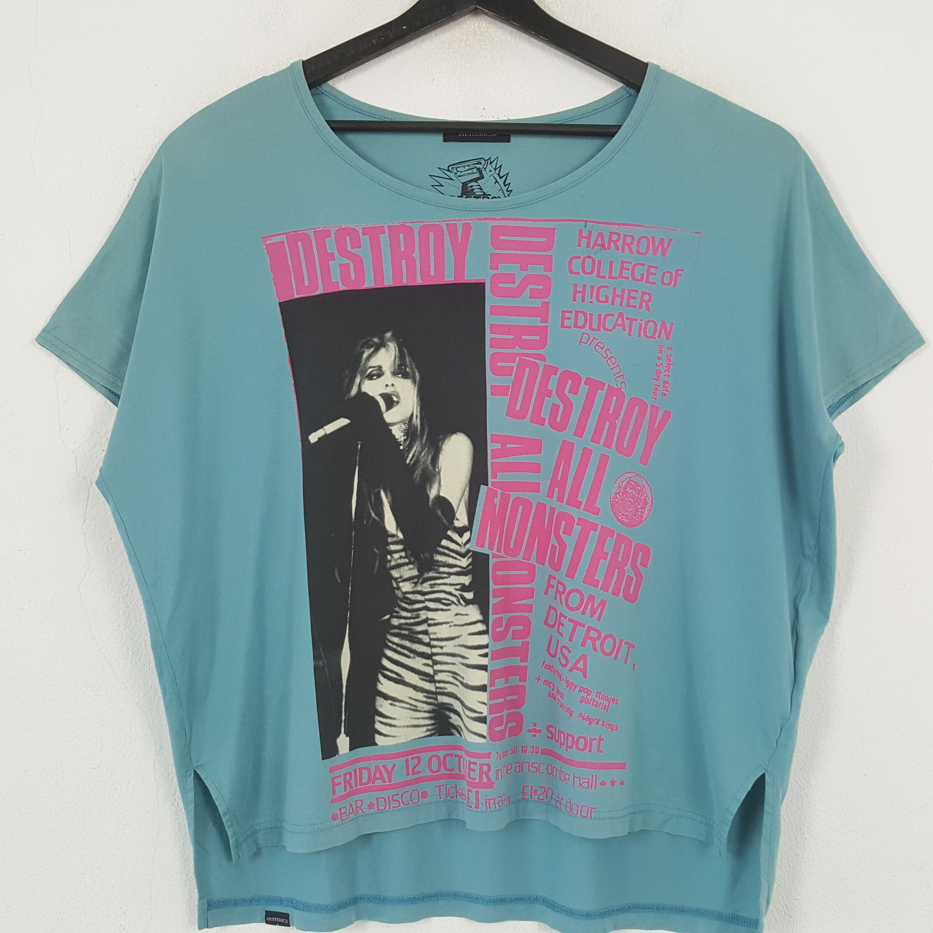 Hysteric Glamour Hysteric Glamour DESTROY ALL MONSTERS Tshirt C285N49 Size XXL / US 16-18 / IT 52-54 - 1 Thumbnail