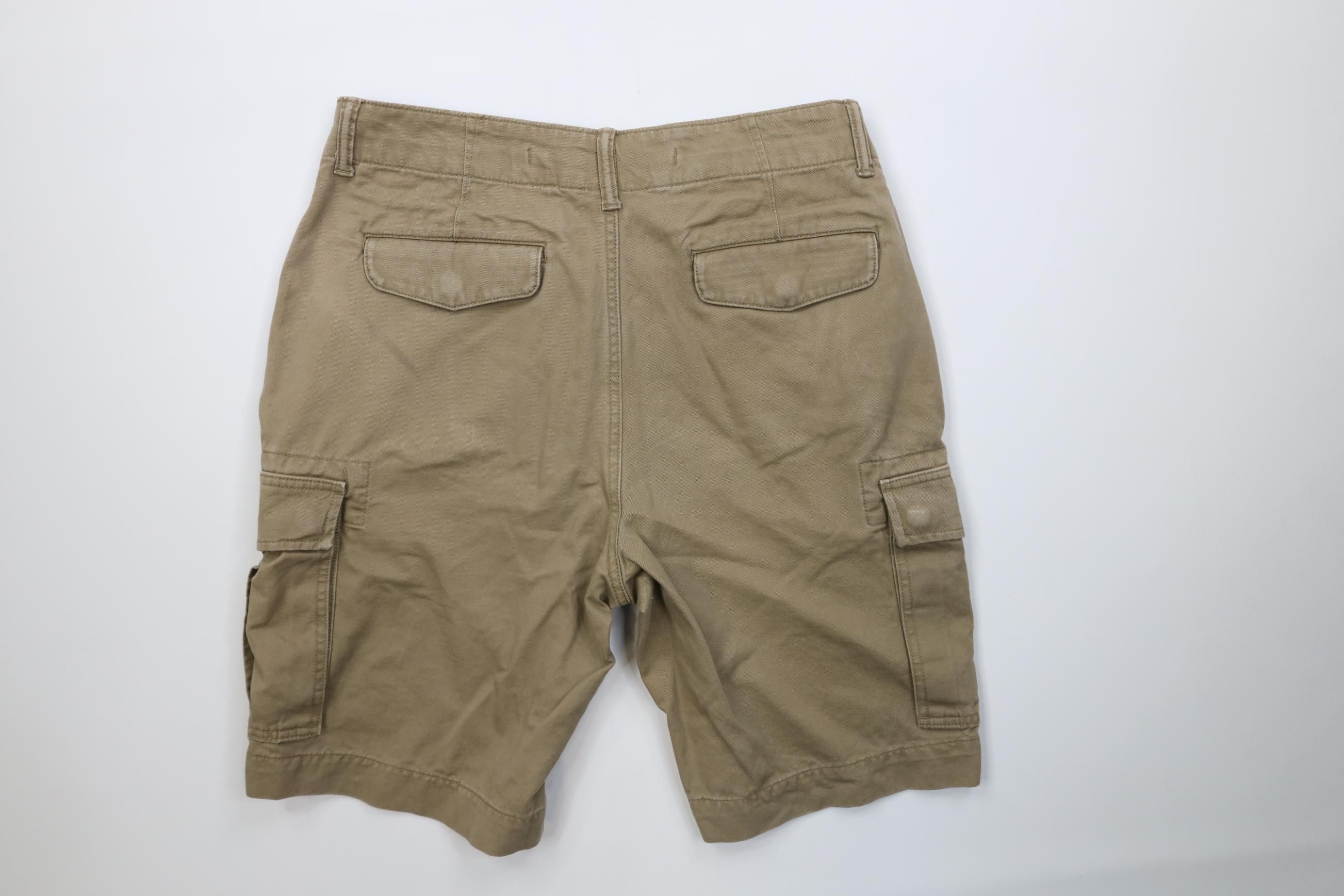 Lands' End Vintage 90s Y2K Lands End Heavyweight Surplus Cargo Shorts Size US 34 / EU 50 - 10 Thumbnail