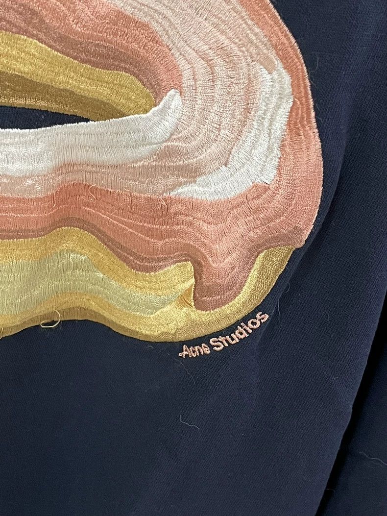 Acne Studios acne studiosNavy blue donut hoodie 2503-Nextarrow Size US XXS / EU 40 - 2 Thumbnail