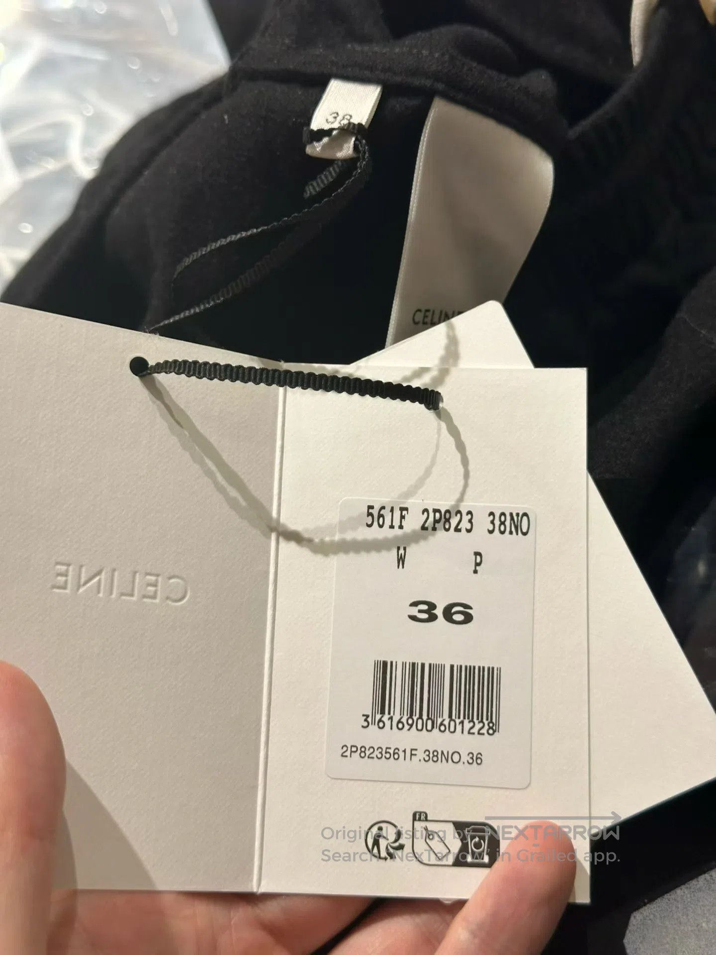 Celine CELINE Black Cashmere Trousers| Size US 38 / EU 54 - 4 Thumbnail