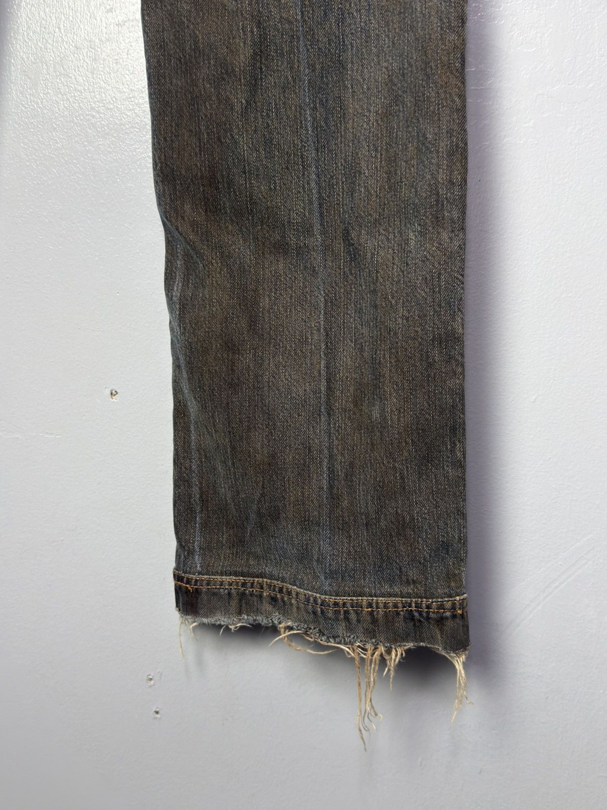 Dolce & Gabbana FW2006 Dolce & Gabbana Distressed Grey Relaxed Denim Jeans Size US 32 / EU 48 - 16 Thumbnail