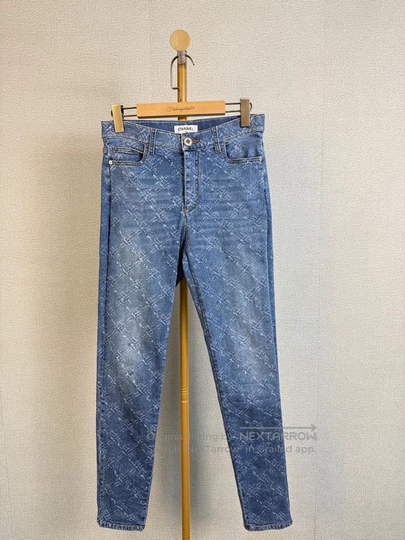 Chanel Chanel Diamond-slim jeans Size 26" / US 2 / IT 38 - 1 Thumbnail