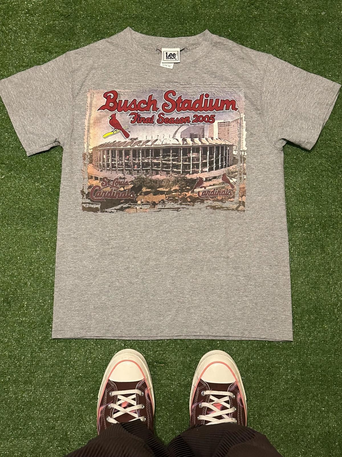 Lee Vintage Lee Busch Stadium Final Season 2005 Graphic T-Shirt Size ONE SIZE - 1 Thumbnail