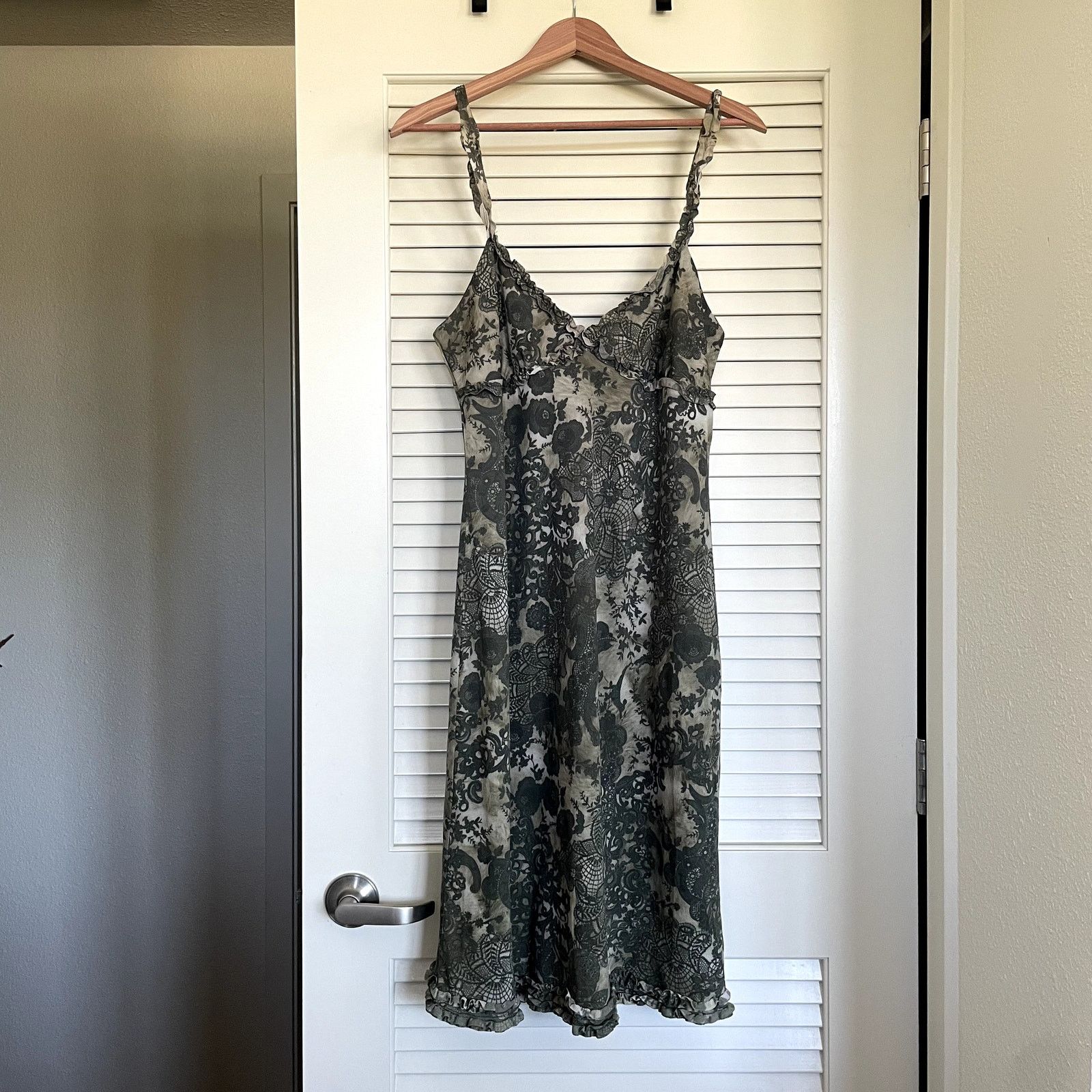 Other Vintage y2k Caren Desiree Company Whimsigoth Slip Dress Size XL / US 12-14 / IT 48-50 - 3 Thumbnail