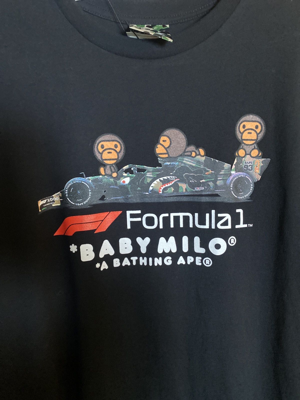 Bape BAPE x FORMULA 1 FW19 Tee! NEW W TAGS! Size US XL / EU 56 / 4 - 5 Thumbnail