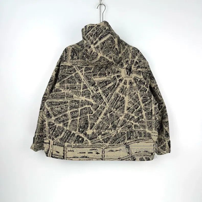 Dior Dior Hooded jacket with brown city map pattern Size M / US 6-8 / IT 42-44 - 4 Thumbnail