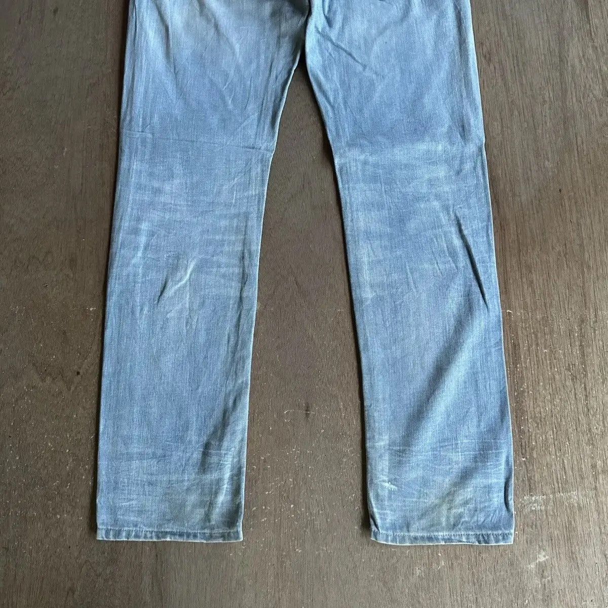 Seditionaries W34 L31🔥DISTRESSED DENIM YOUNGDIVISION JAPAN CINCHBACK PANT Size US 34 / EU 50 - 18 Thumbnail