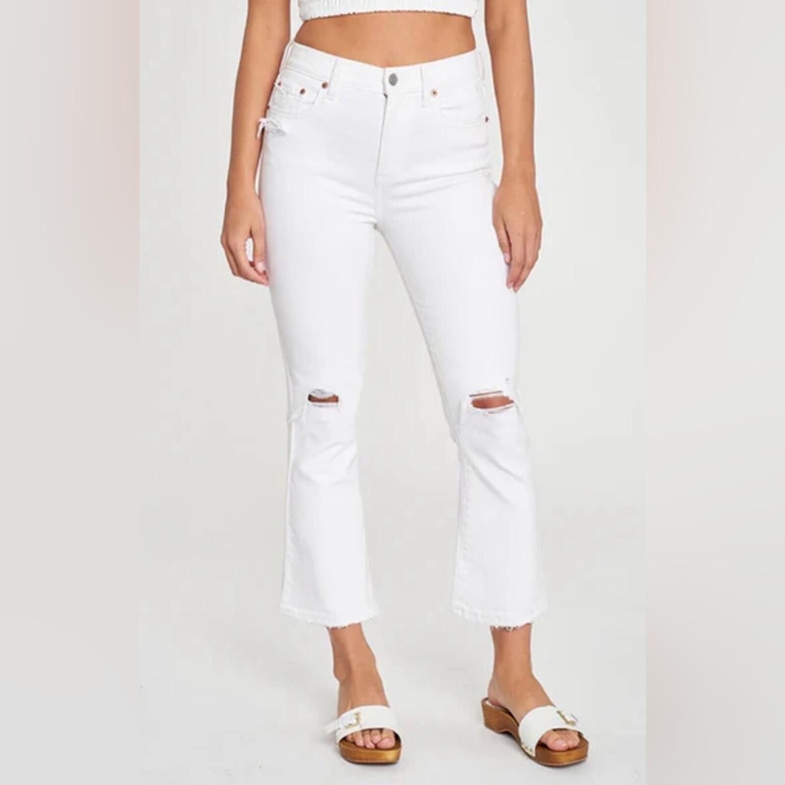 Dale Of Norway DAZE Denim Shy Girl Marshmallow White Distressed Jeans 26 Size 26" / US 2 / IT 38 - 1 Thumbnail
