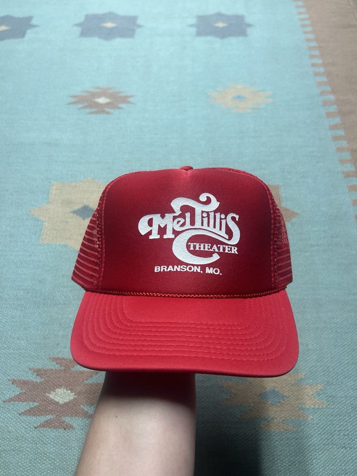Vintage trucker hat Mel Tillis theater Branson Missouri country musi Size ONE SIZE - 2 Thumbnail