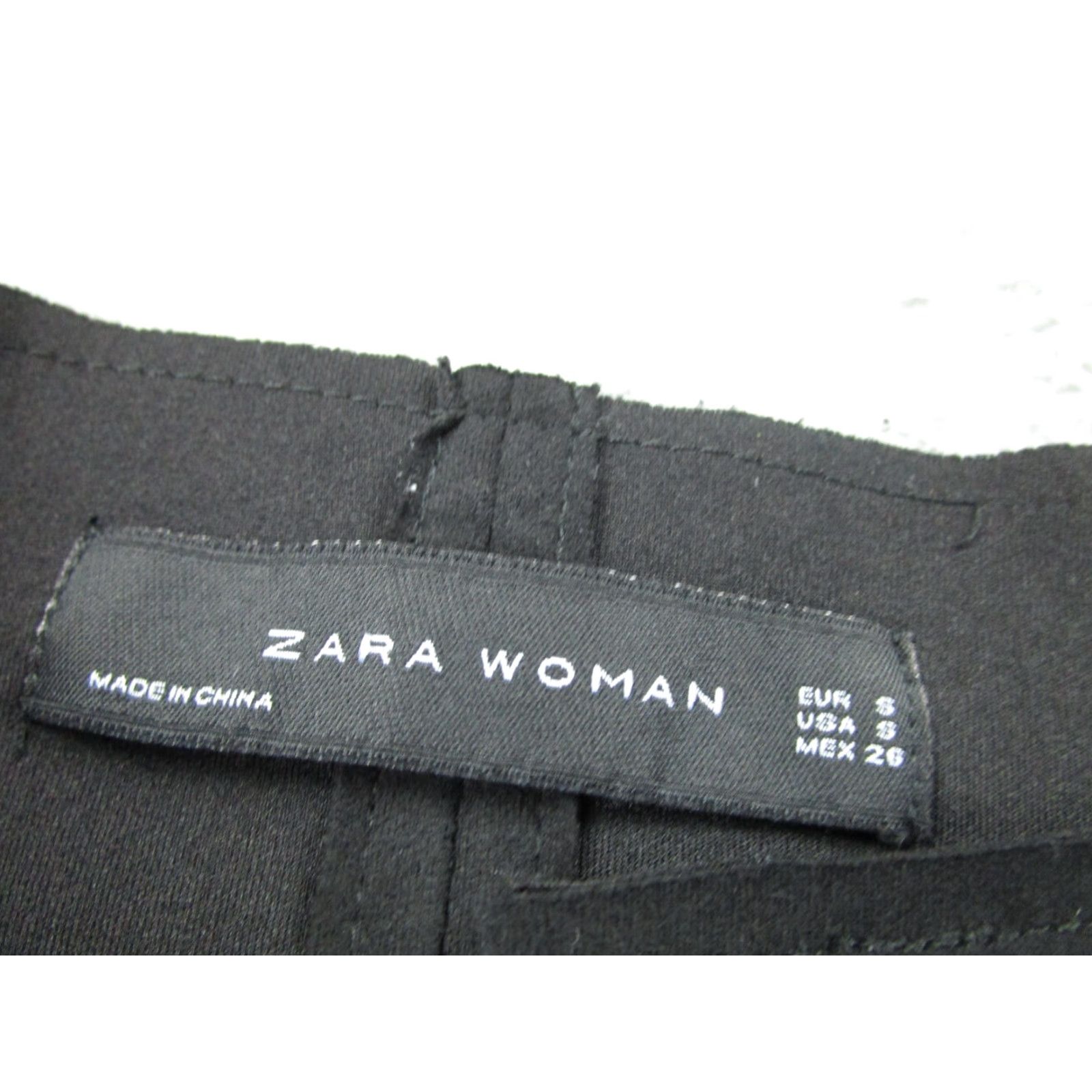Zara VINTAGE Zara Shirt Dress Womens S Black Snap Button Cyber Mall Goth Gothic Witchy y2k Size M / US 6-8 / IT 42-44 - 5 Thumbnail