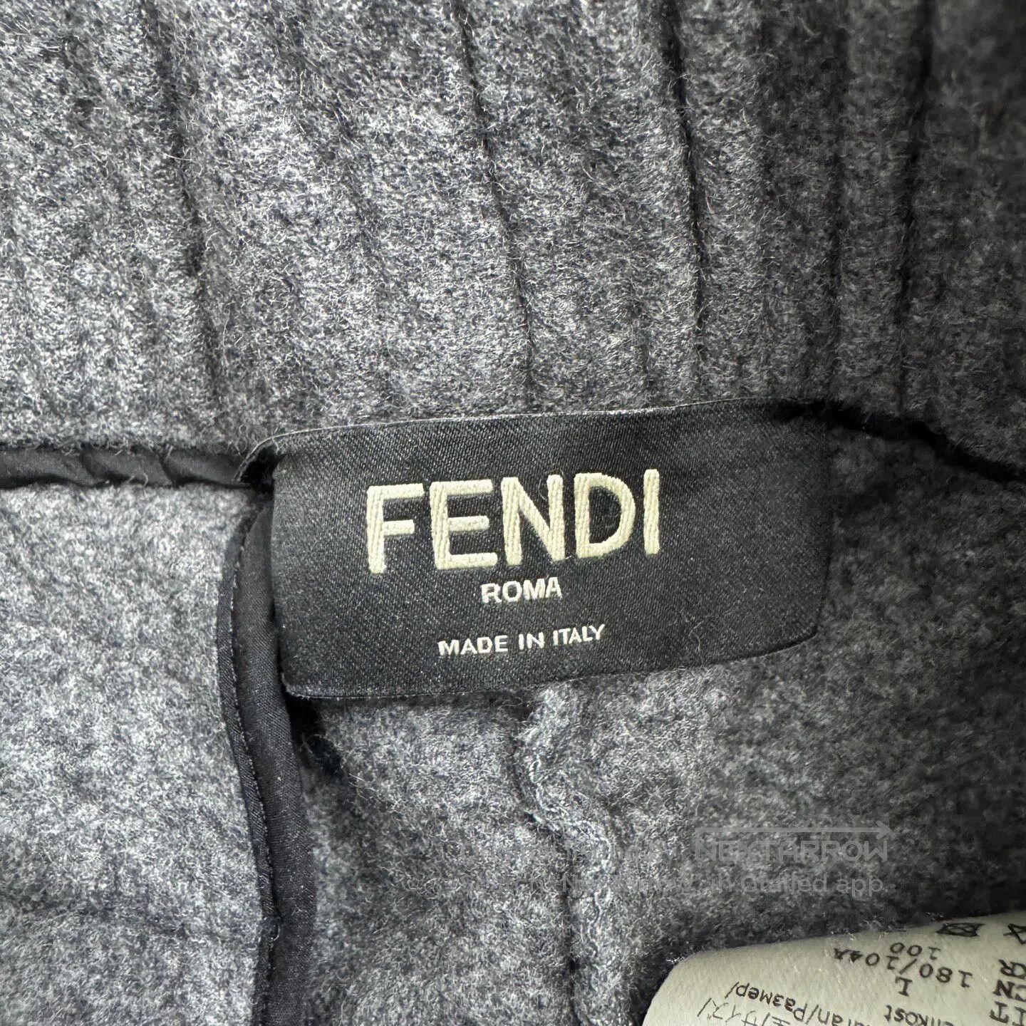 Fendi FENDI Side-stitched knitted double-F cashmere casual pants Size US 32 / EU 48 - 4 Thumbnail