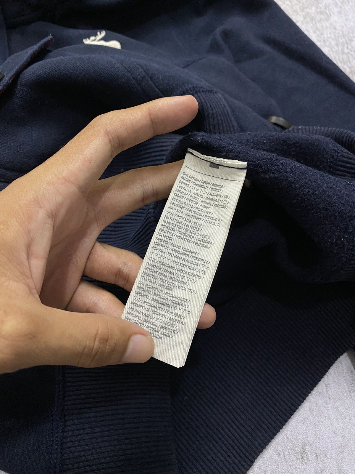 If Six Was Nine × Japanese Brand × Le Grande Bleu (L.G.B.) 2000s Abercombie fauxfur ifsixwasnine style hoodie Size US M / EU 48-50 / 2 - 4 Thumbnail