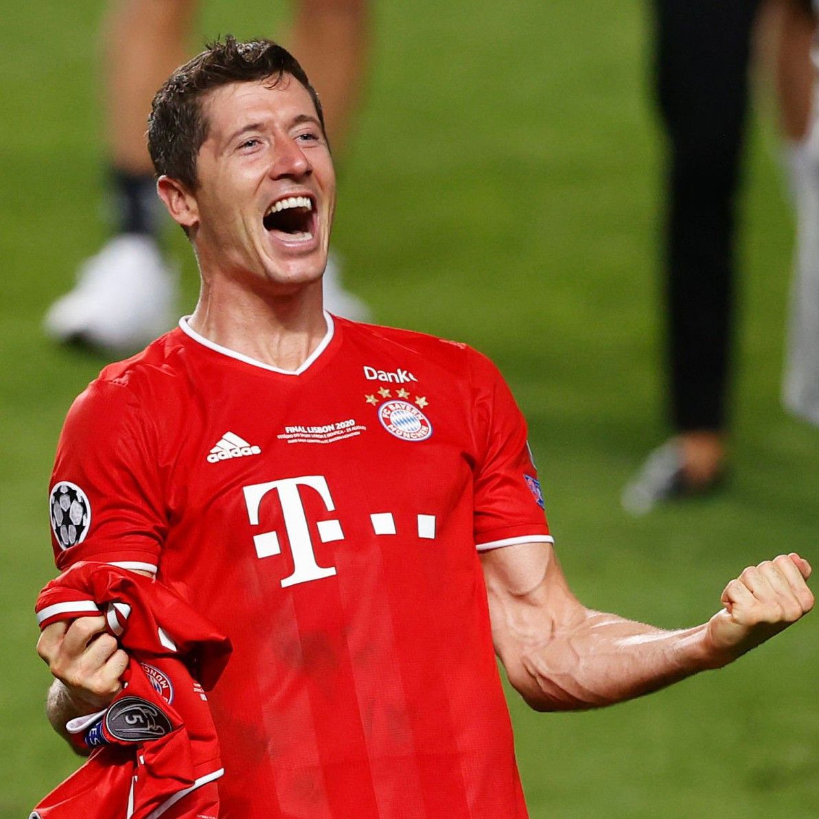 Adidas Bayern Munchen Final Lisbon 2020 Jersey Robert Lewandowski Size US S / EU 44-46 / 1 - 12 Thumbnail