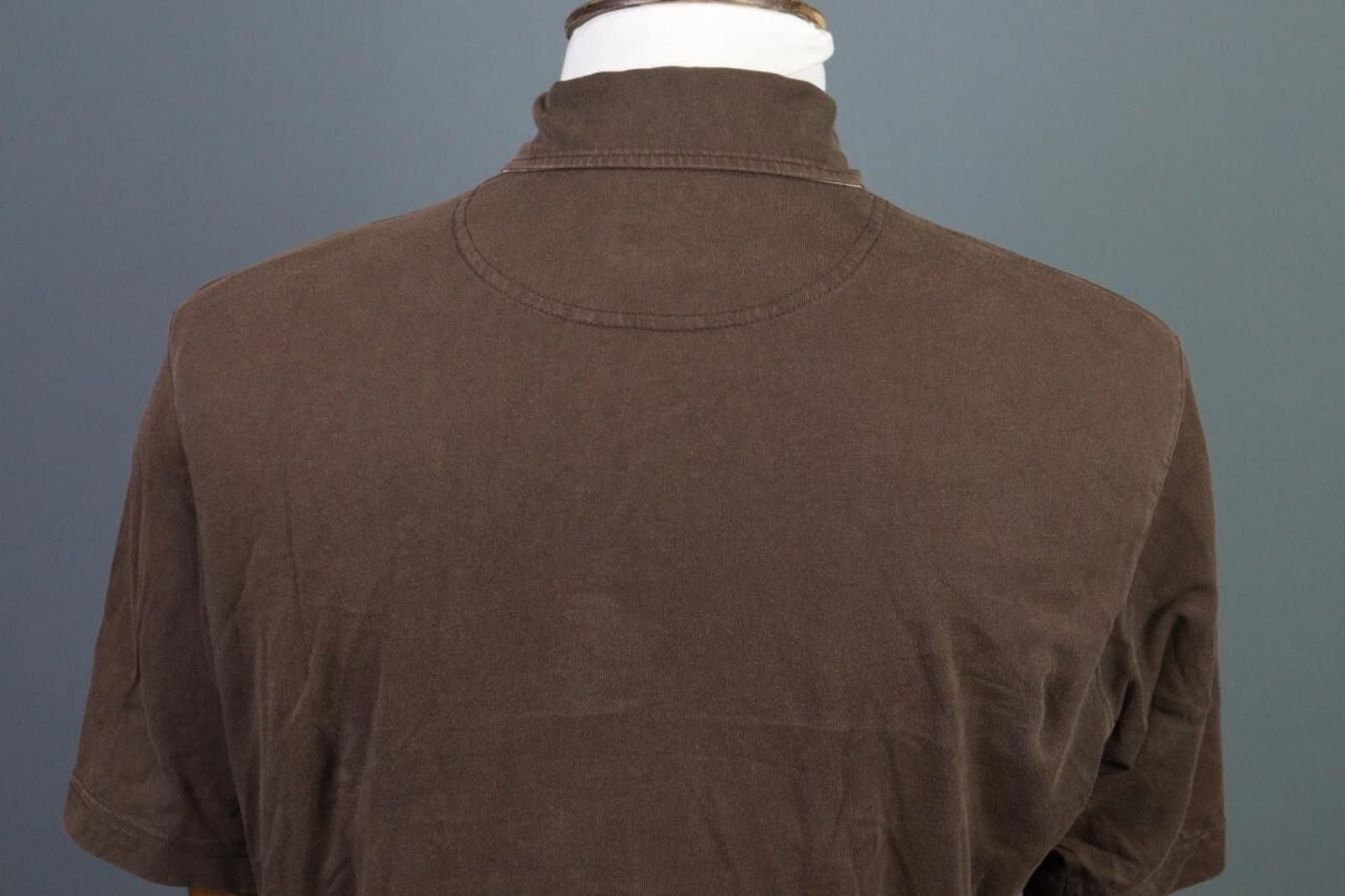 La Martina La Martina Brown Short Sleeve Polo Shirt Size XL Size US XL / EU 56 / 4 - 11 Thumbnail